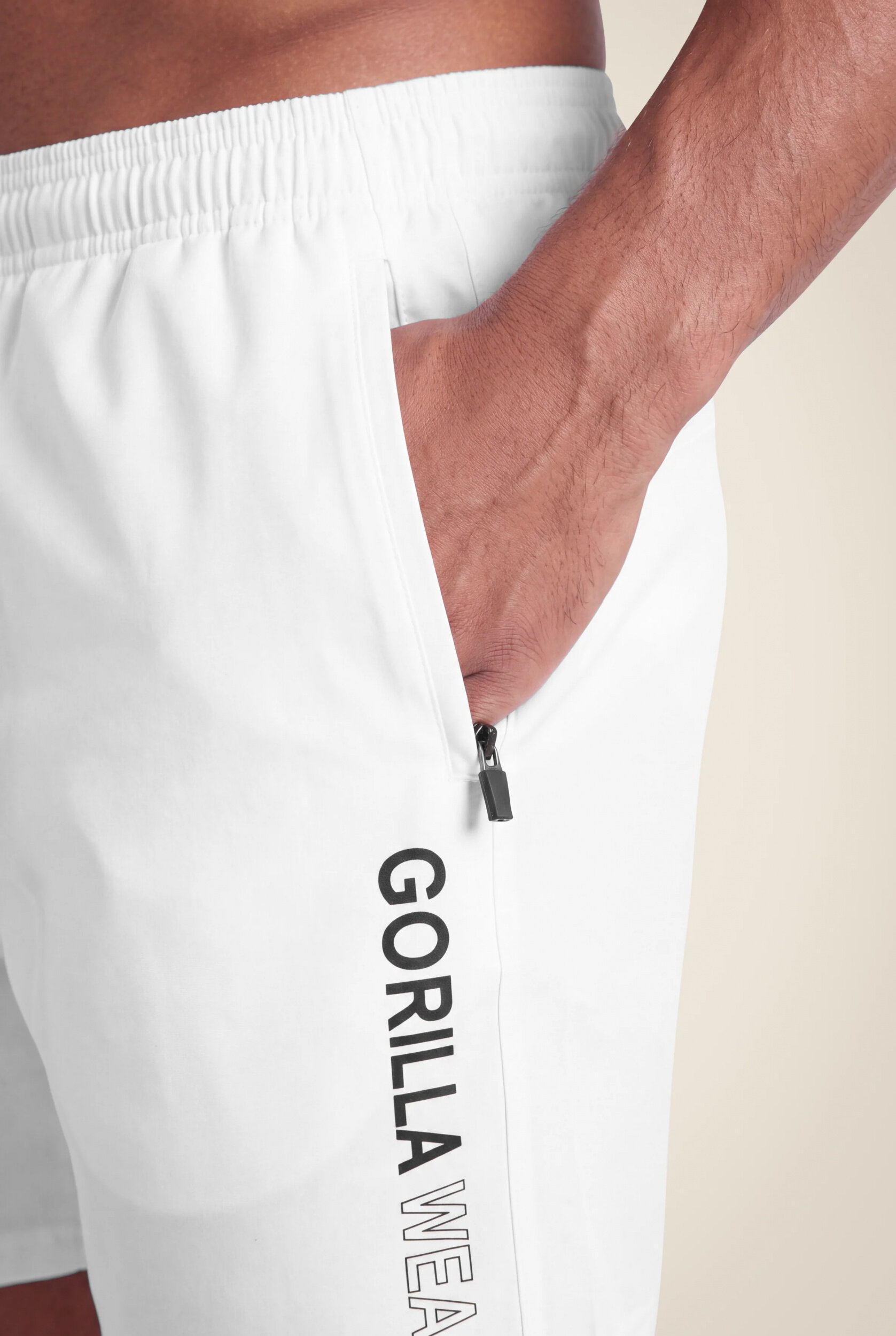 Short Clarkson Gorilla Wear homme - Blanc 4