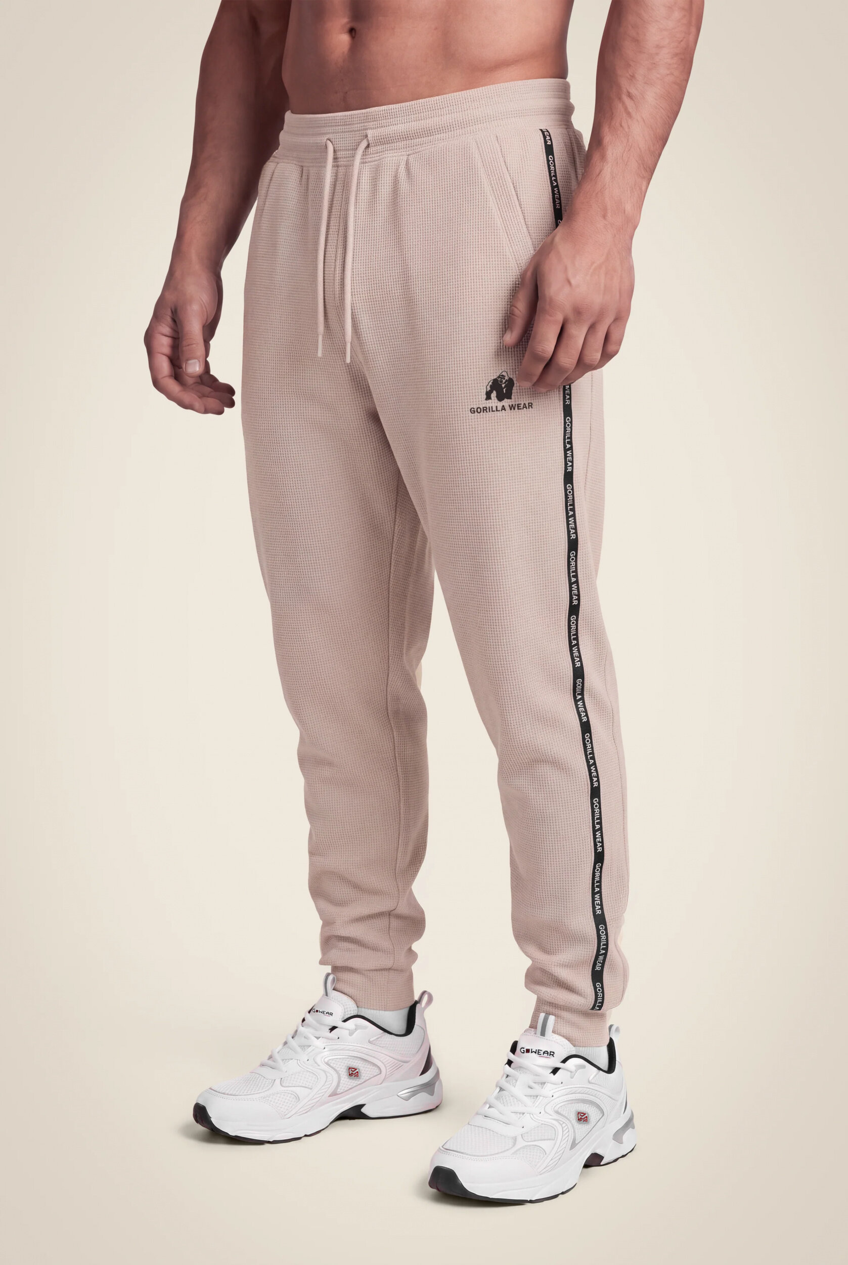 Pantalon de survêtement Harvey Gorilla Wear homme - Beige