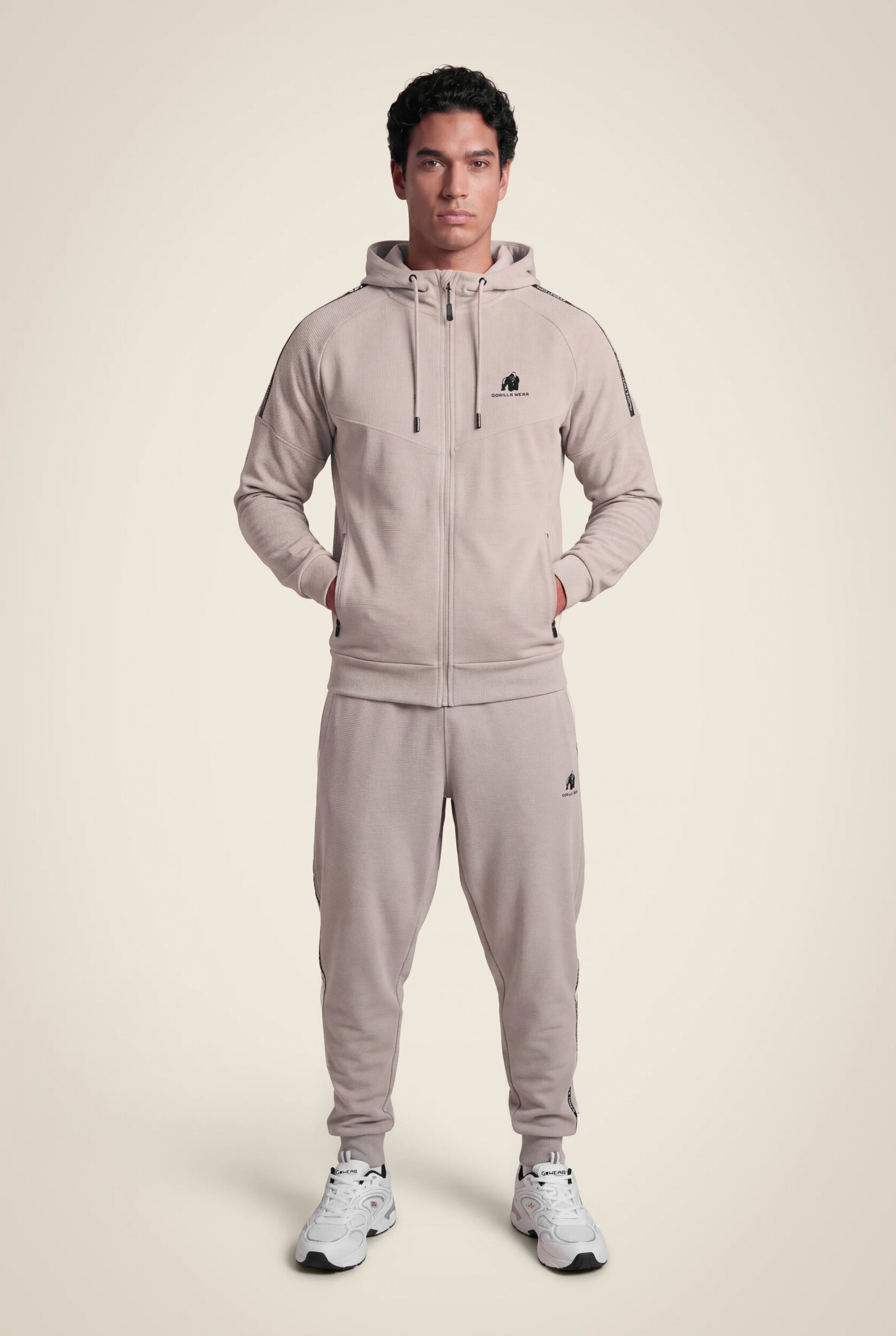 Pantalon de survêtement Harvey Gorilla Wear homme - Beige 3