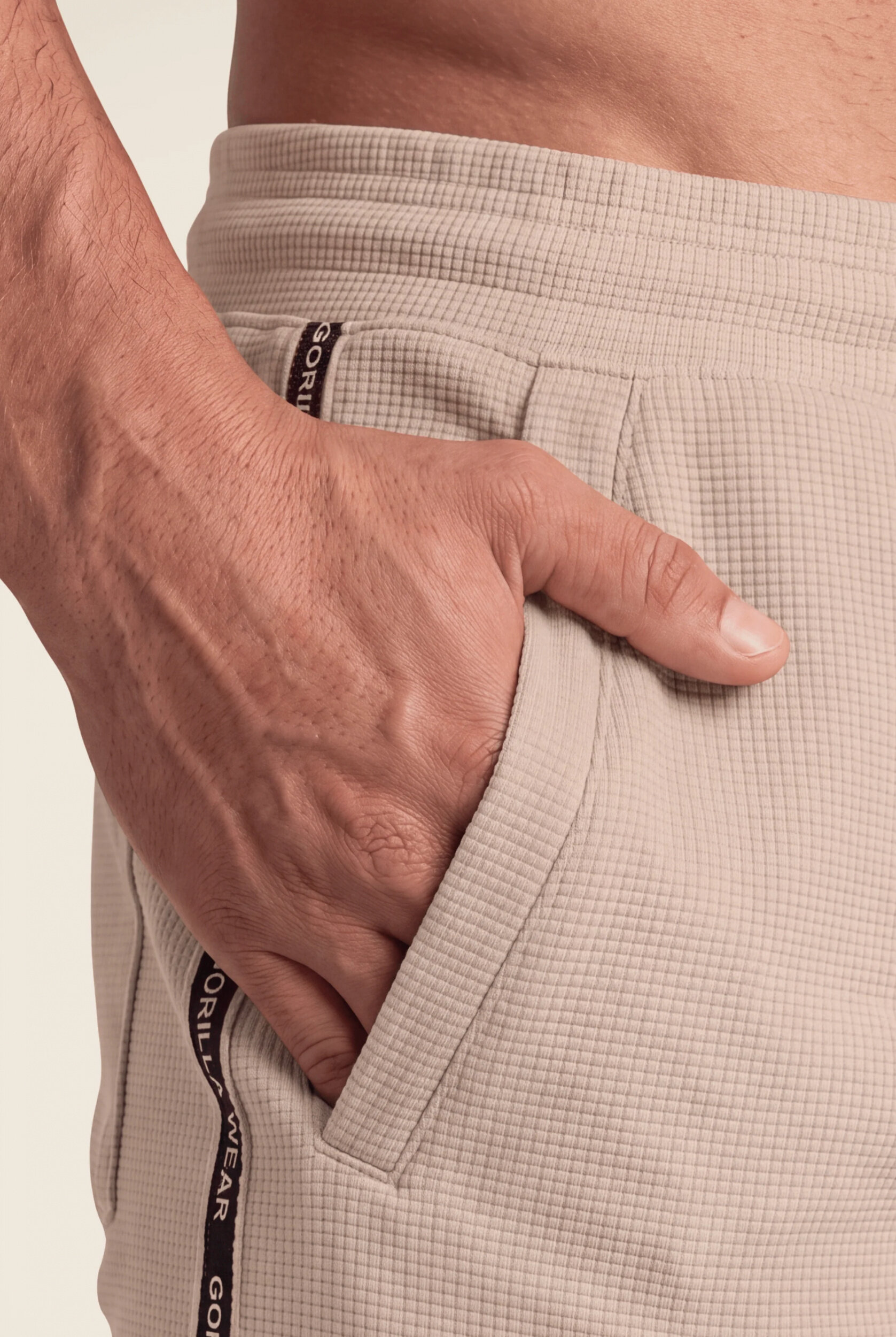 Pantalon de survêtement Harvey Gorilla Wear homme - Beige 4