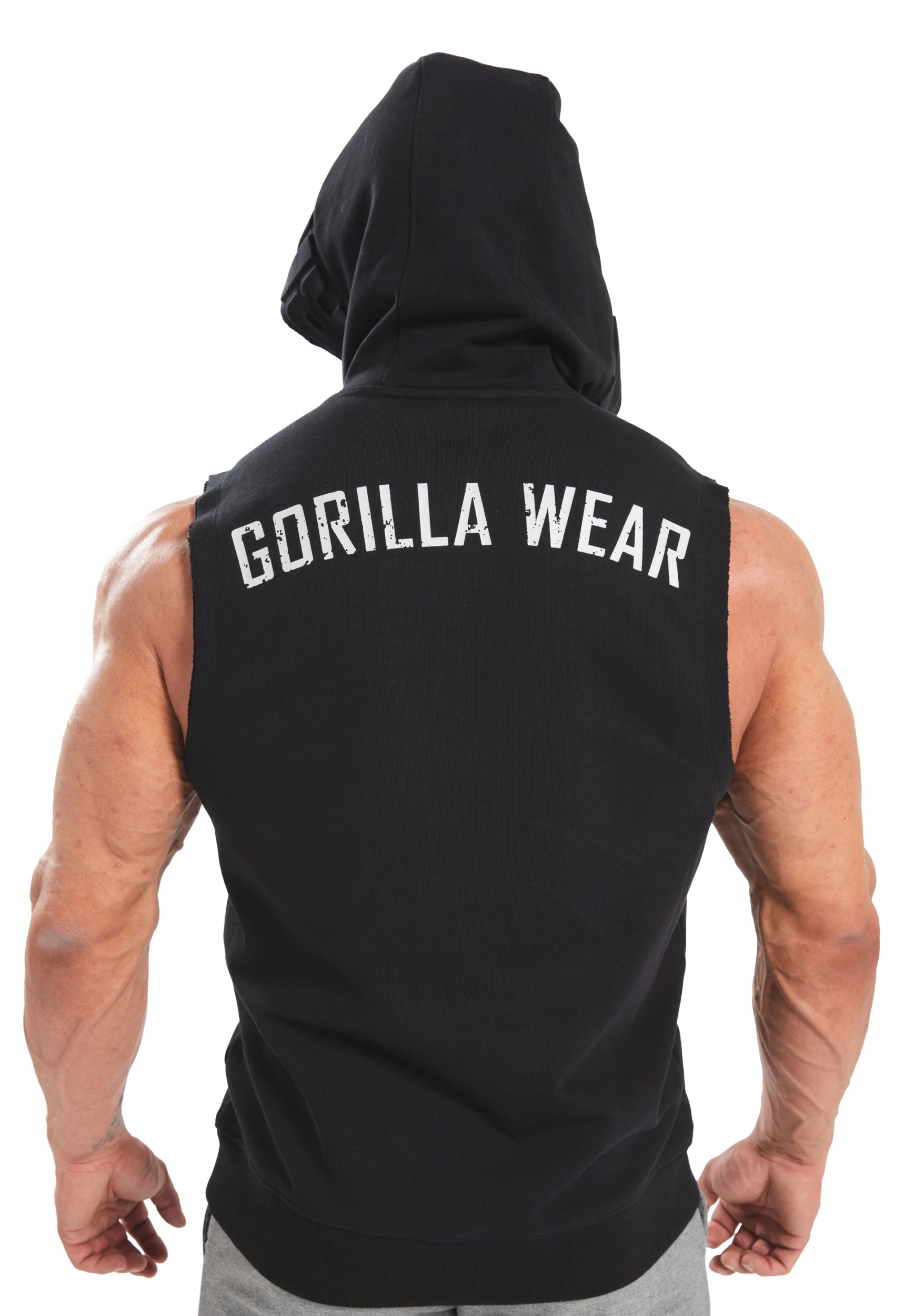Sweat sans manches Marshall Gorilla Wear homme - Noir