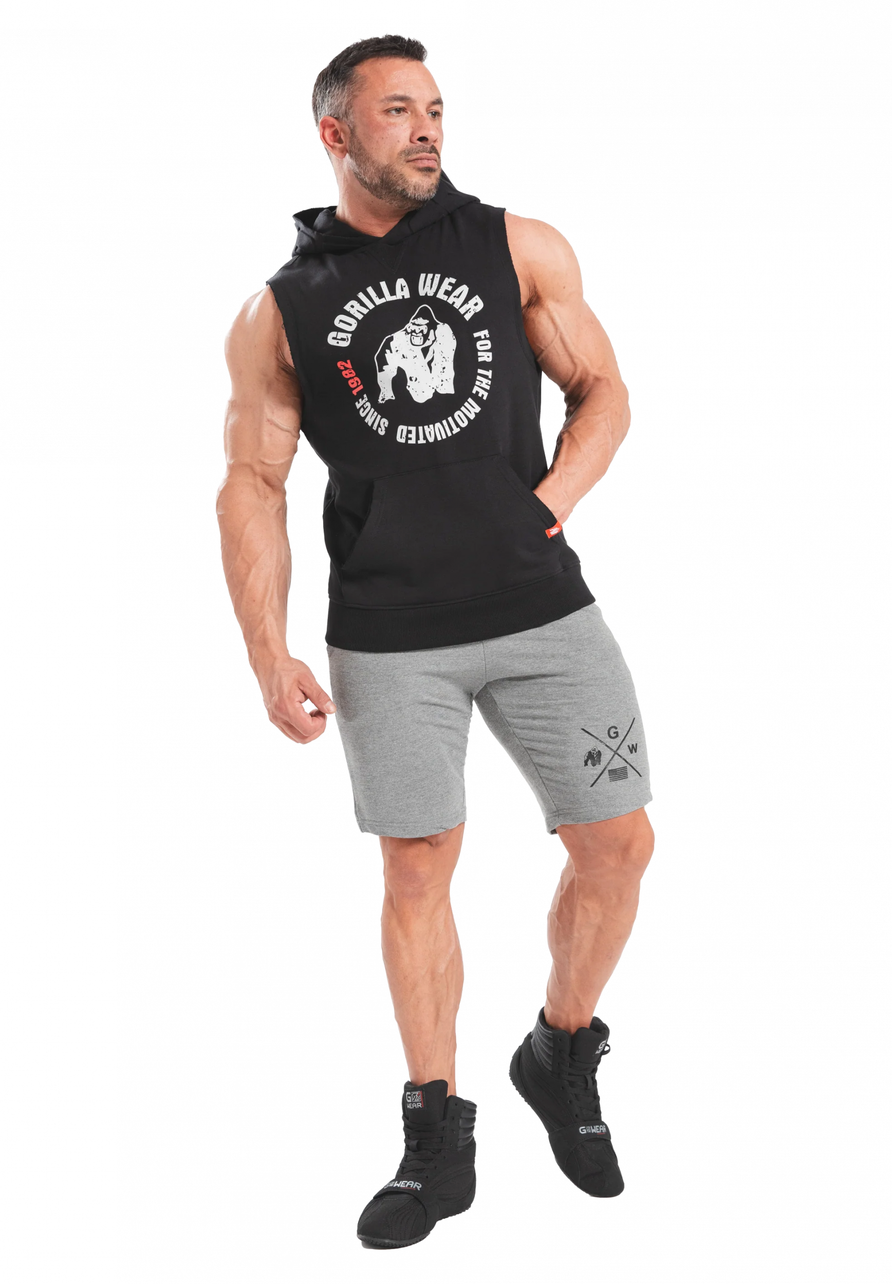 Sweat sans manches Marshall Gorilla Wear homme - Noir 2