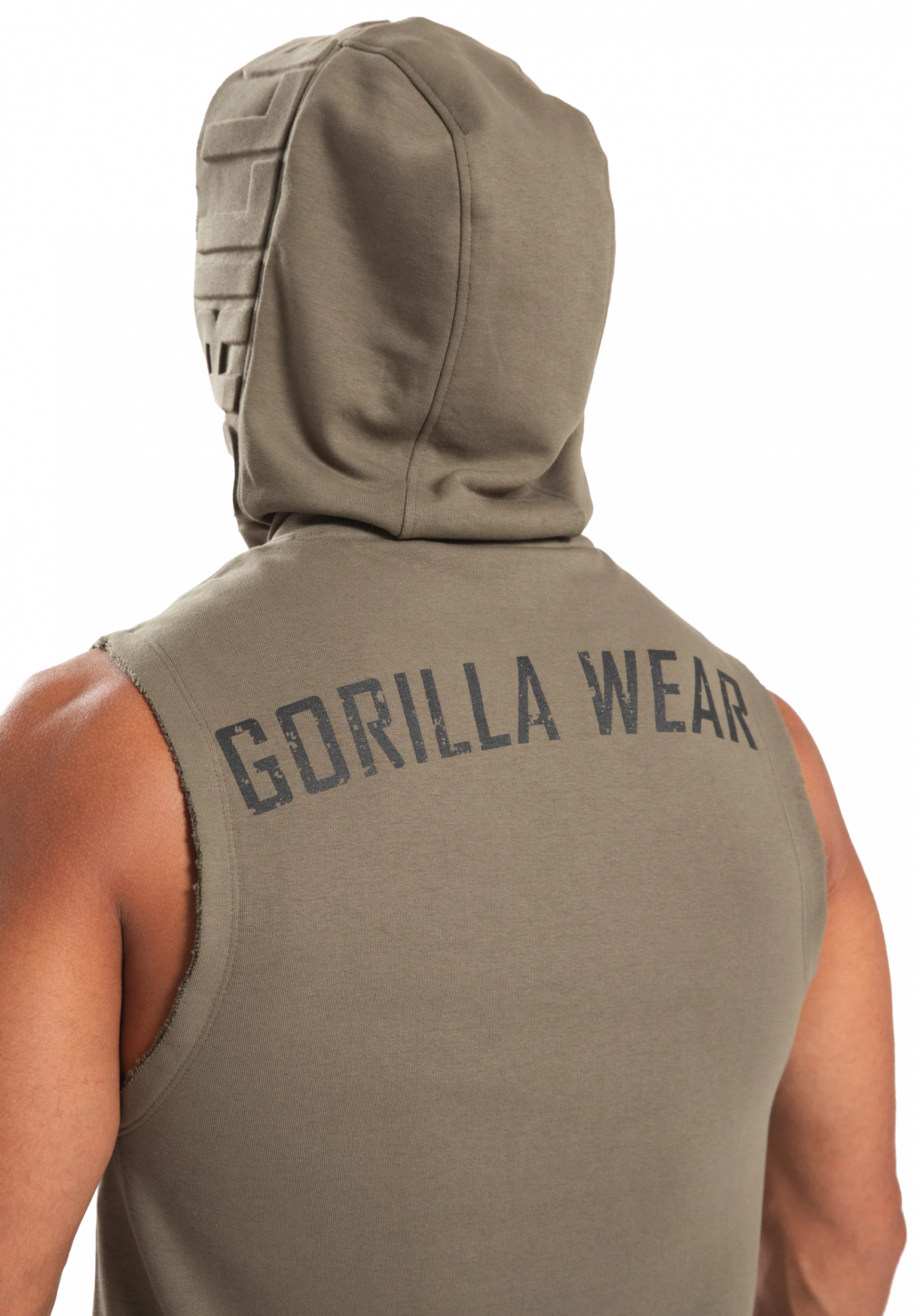 Sweat sans manches Marshall Gorilla Wear homme - Vert kaki 2