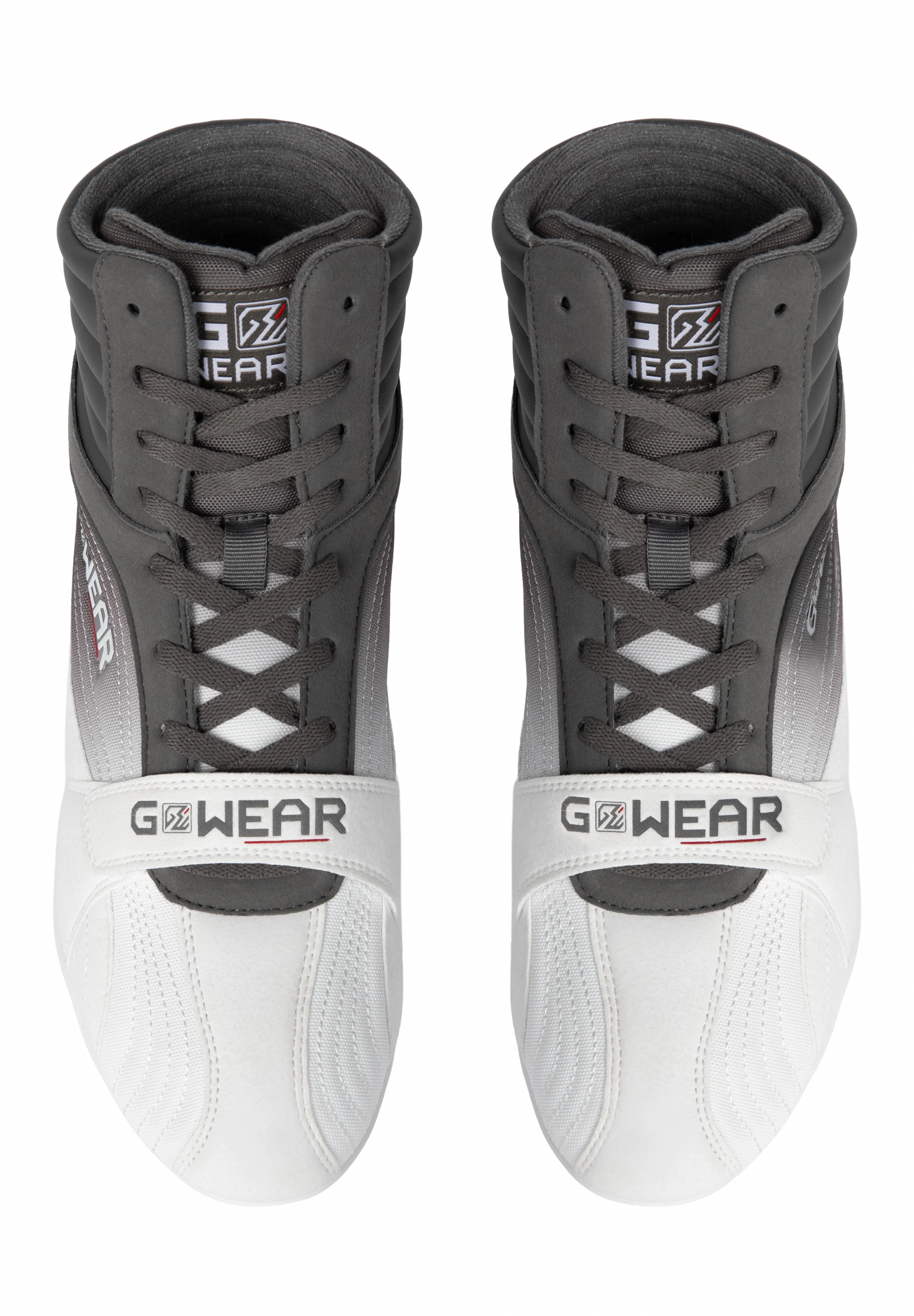 Chaussures montantes Gwear Performance High Tops Gorilla Wear - Blanc/Gris 4