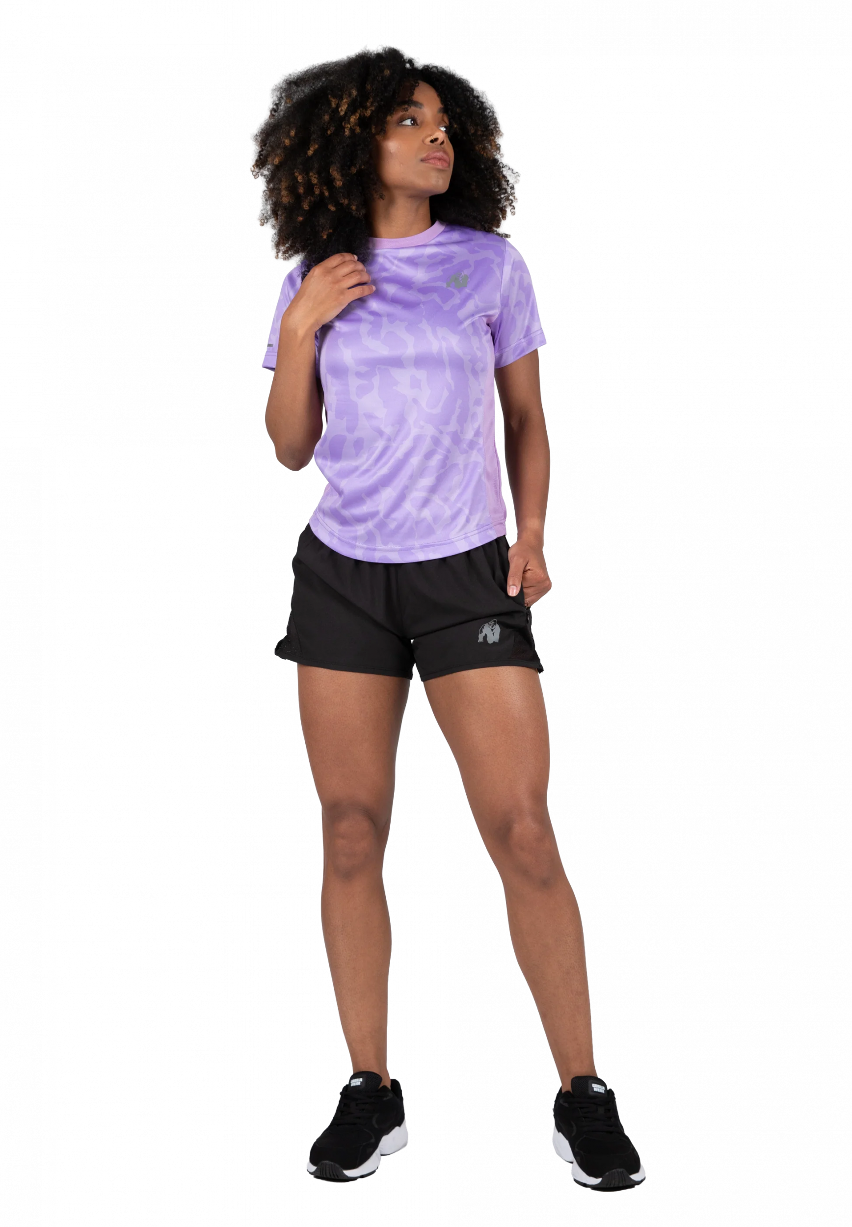 T-shirt Raleigh Gorilla Wear femme - Lilas 3