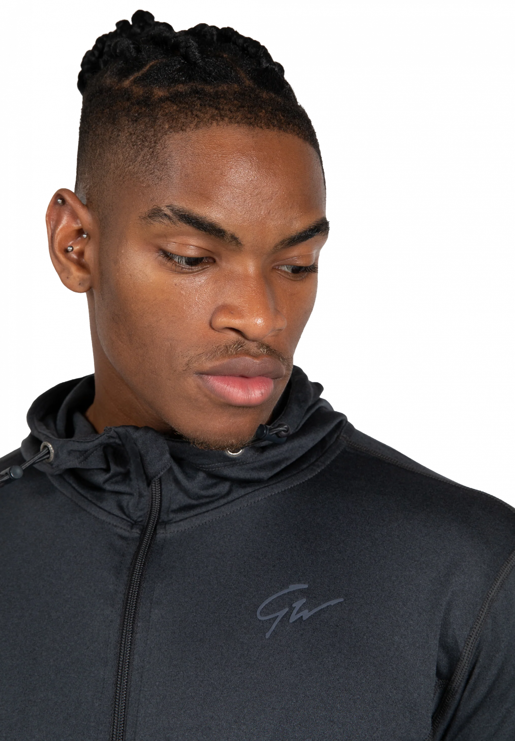 Veste de training Glendo Gorilla Wear homme - Anthracite - photographie officielle 4