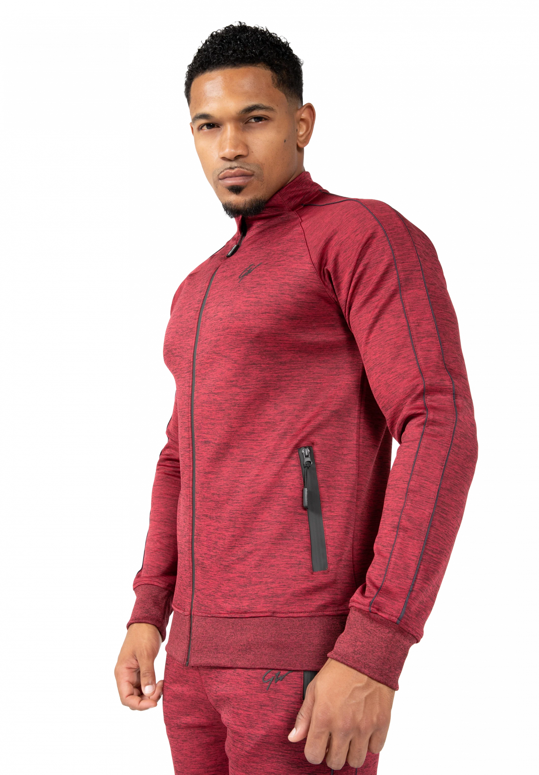 Veste de training Wenden Gorilla Wear homme - Bordeaux - photographie officielle 1