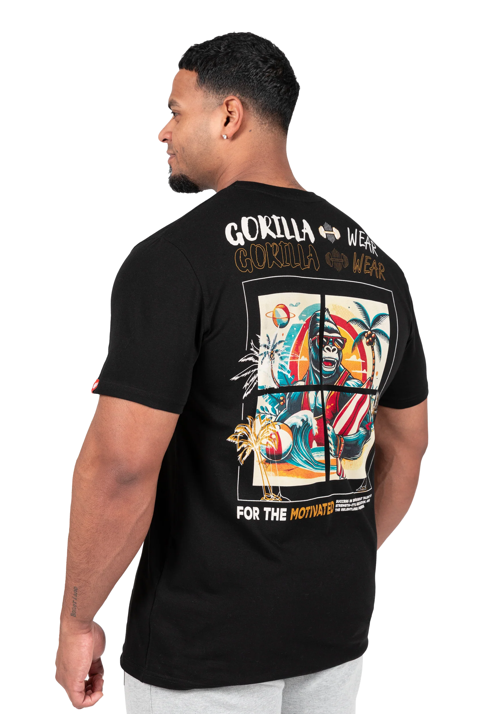 T-shirt Santa Cruz Gorilla Wear homme - Noir photo 2