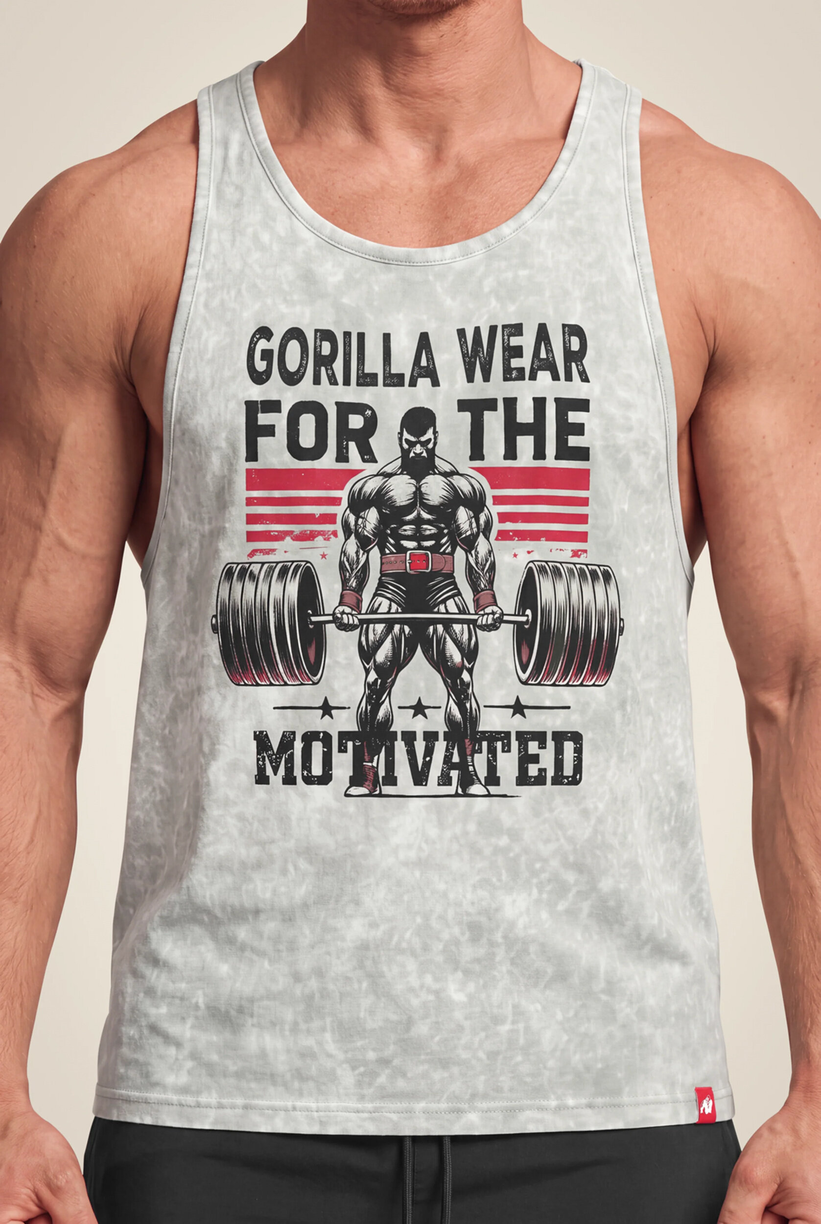 Débardeur stringer Churchill Gorilla Wear homme - Vert délavé - photo officielle 2