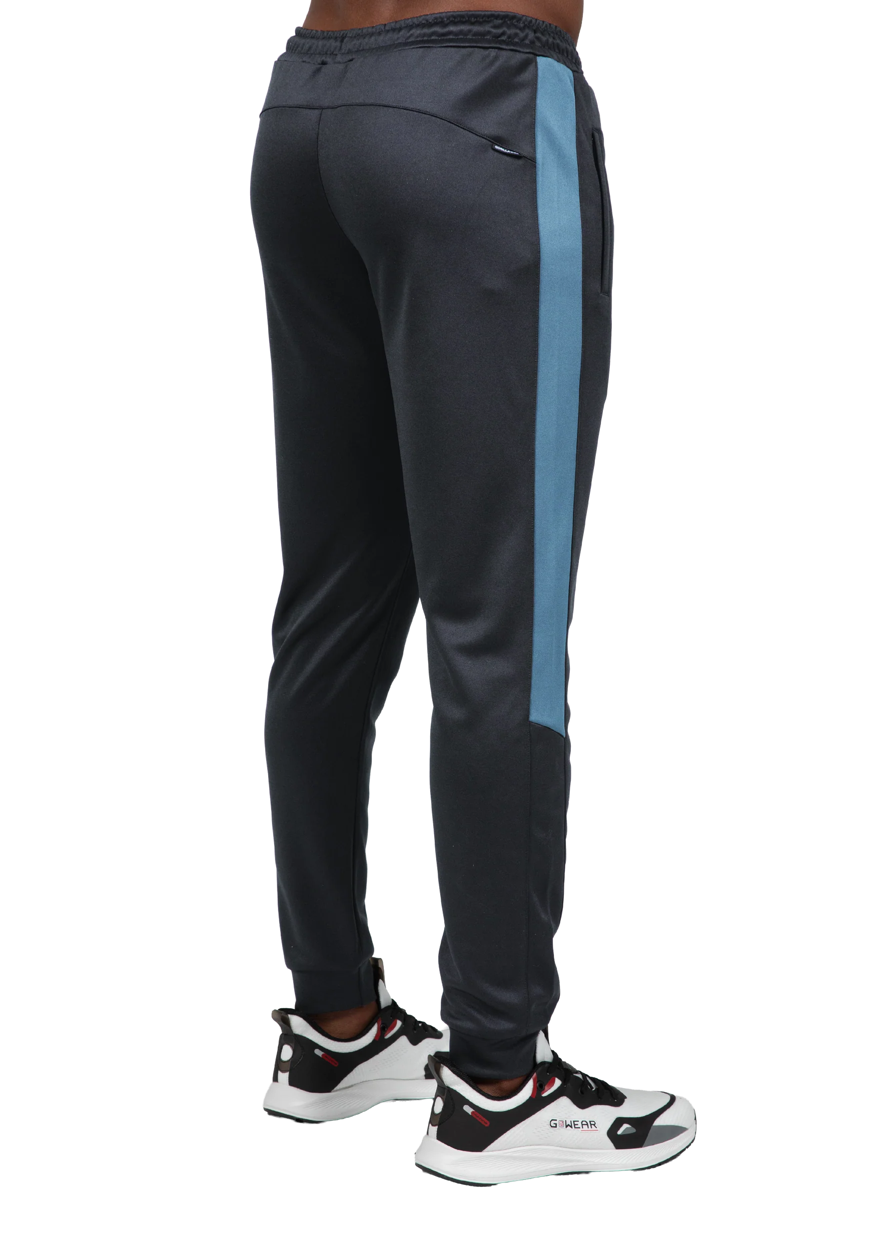 Pantalon de training Devon Gorilla Wear homme - Gris/Bleu - photo officielle 2