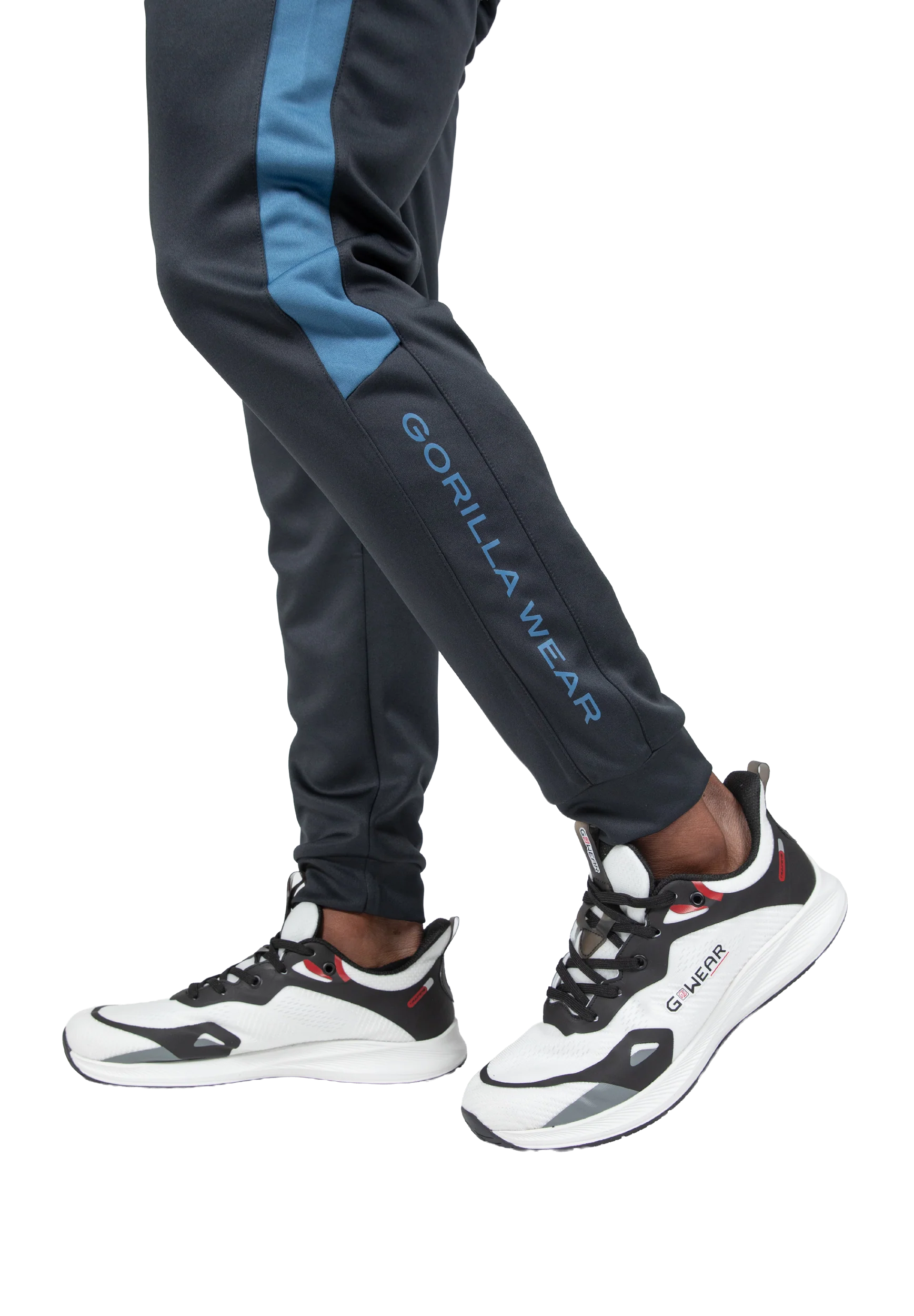 Pantalon de training Devon Gorilla Wear homme - Gris/Bleu - photo officielle 4