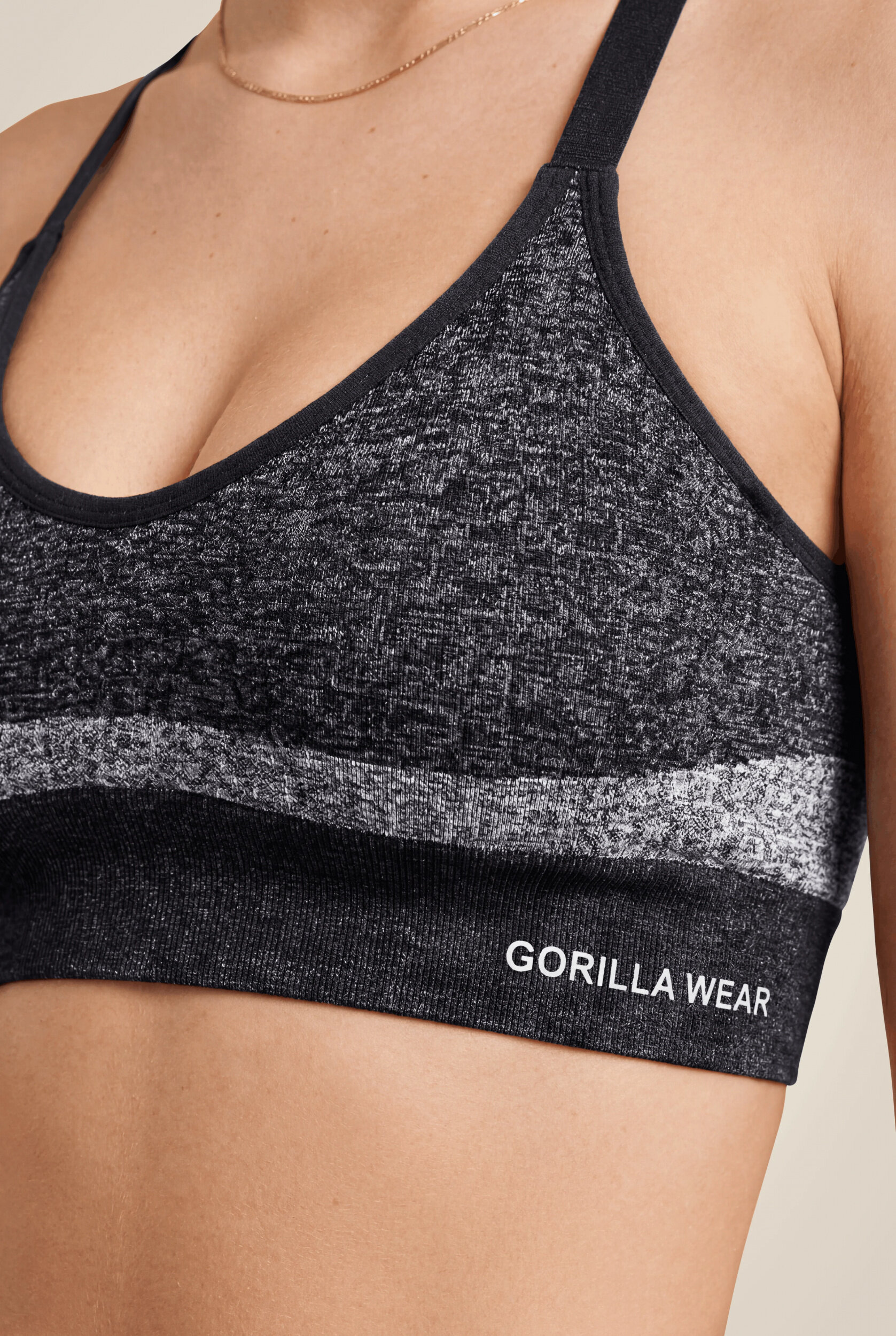 Brassière sans coutures Selah Gorilla Wear femme - Noir - photo officielle 4