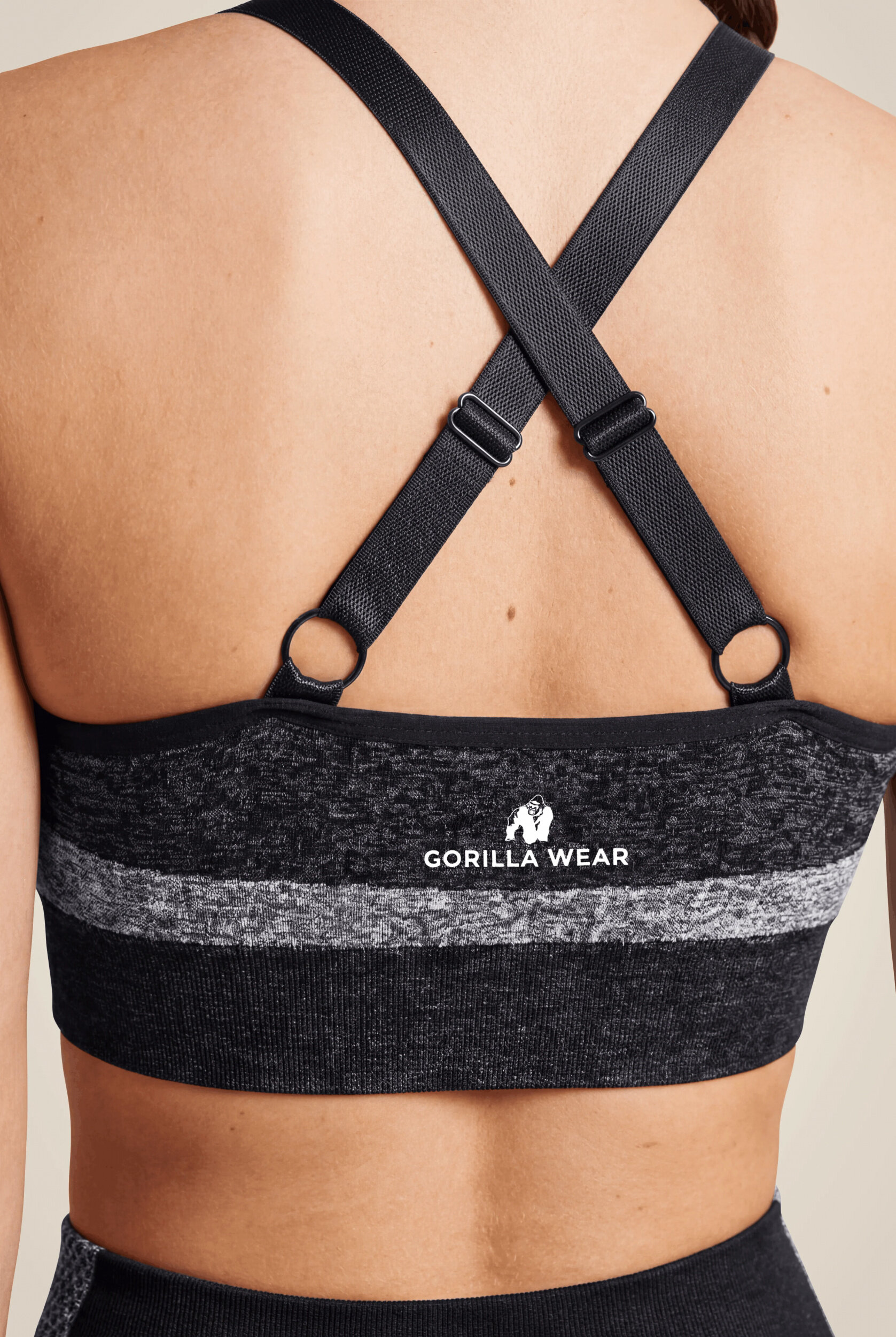 Brassière sans coutures Selah Gorilla Wear femme - Noir - photo officielle 5