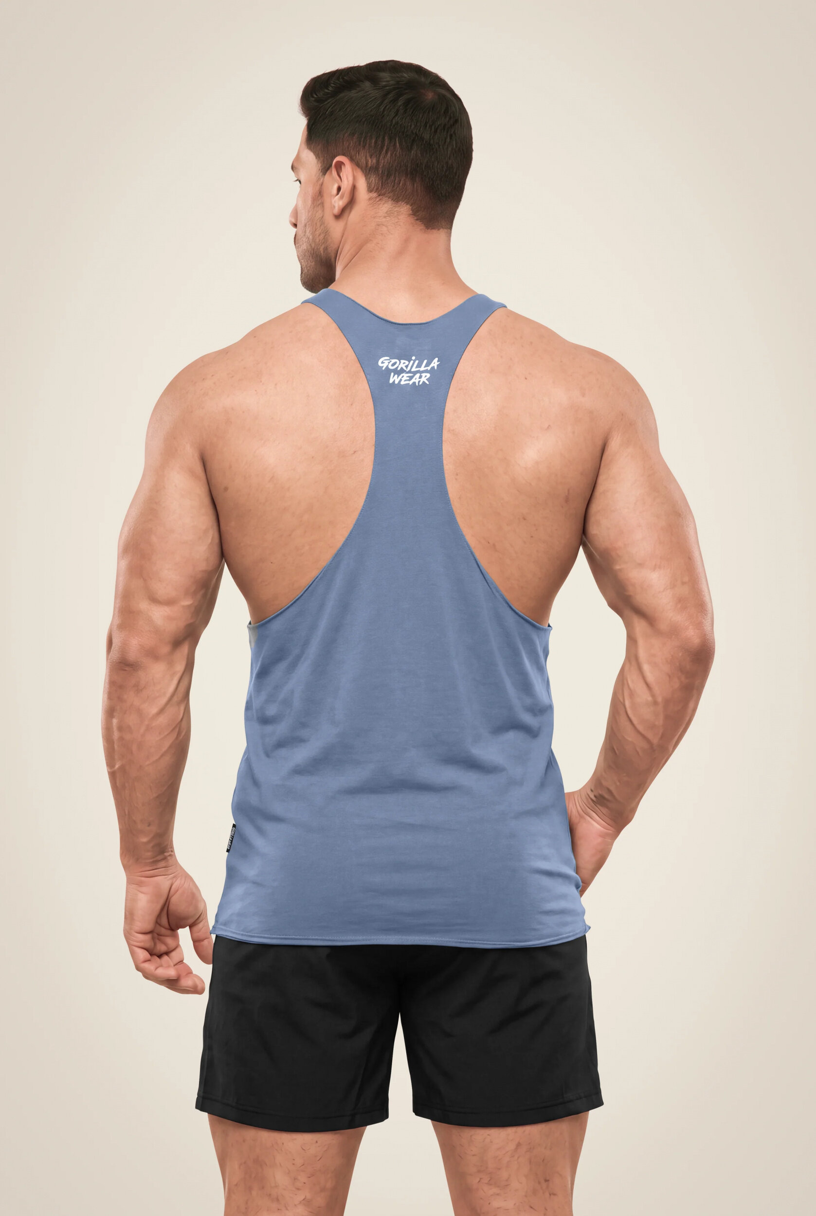 Stringer Melrose Gorilla Wear homme - Bleu Coronet - visuel officiel 2