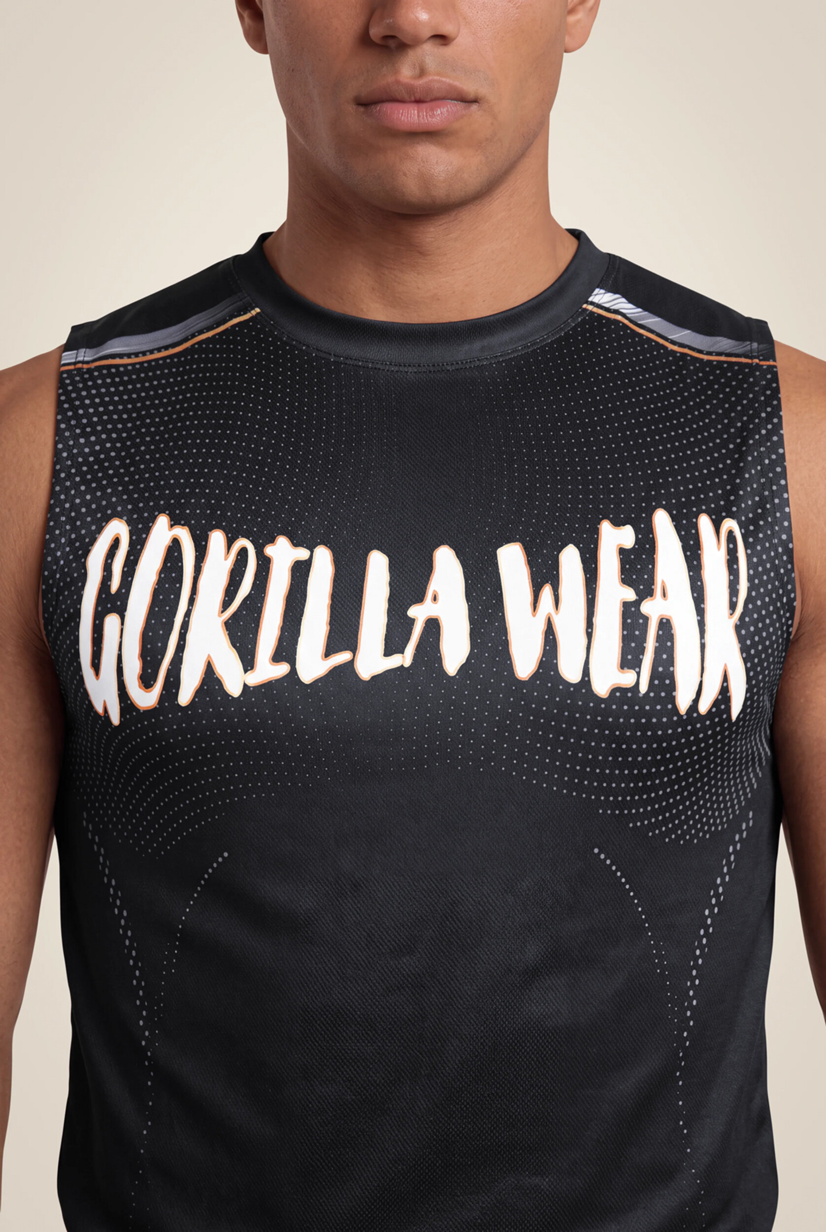 Débardeur Clayton Gorilla Wear homme - Noir/Or 4