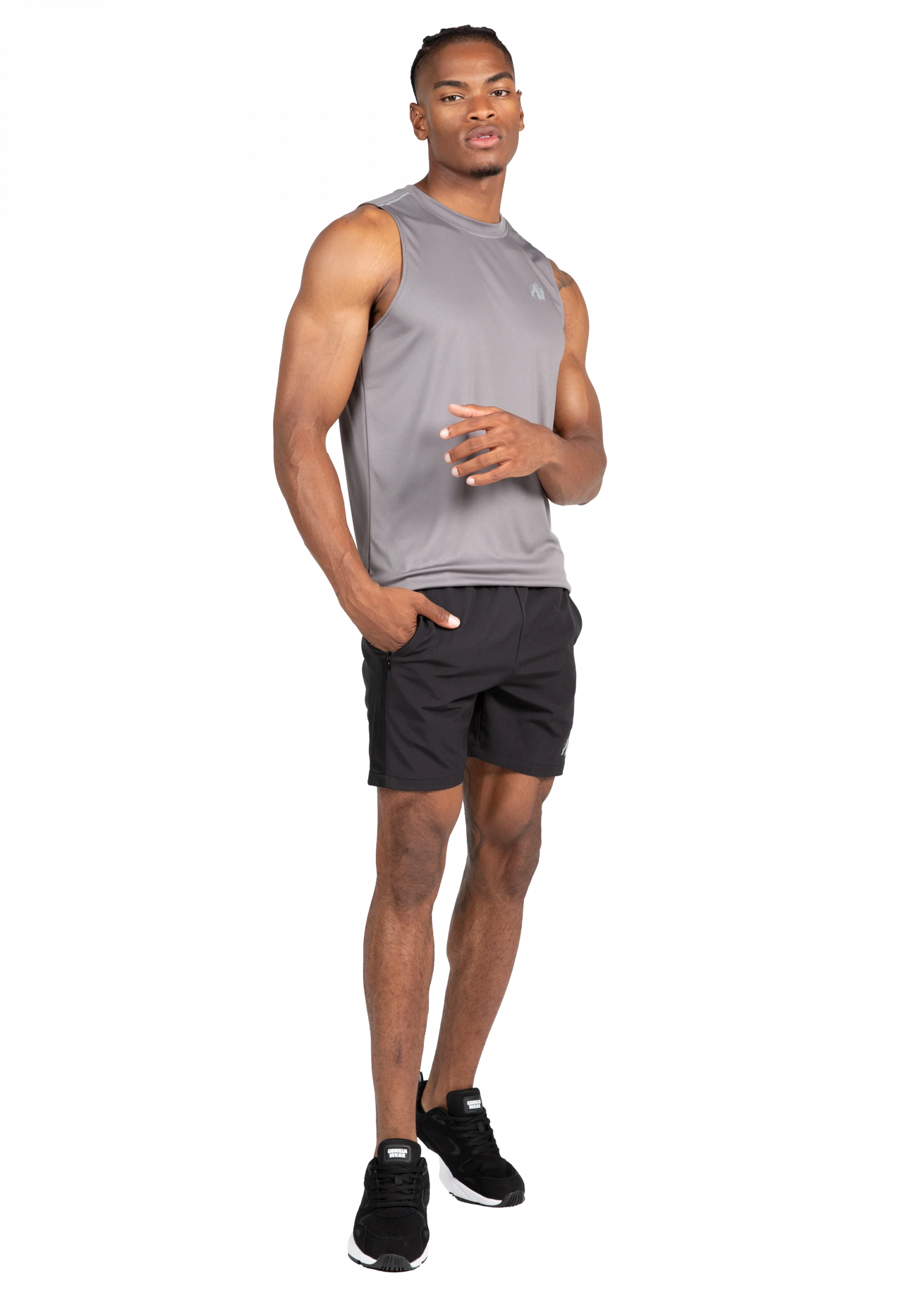 Débardeur Easton Gorilla Wear homme - Gris 3
