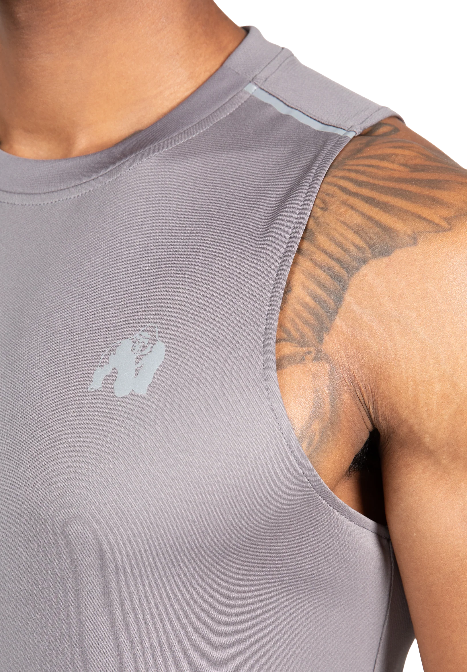 Débardeur Easton Gorilla Wear homme - Gris 4