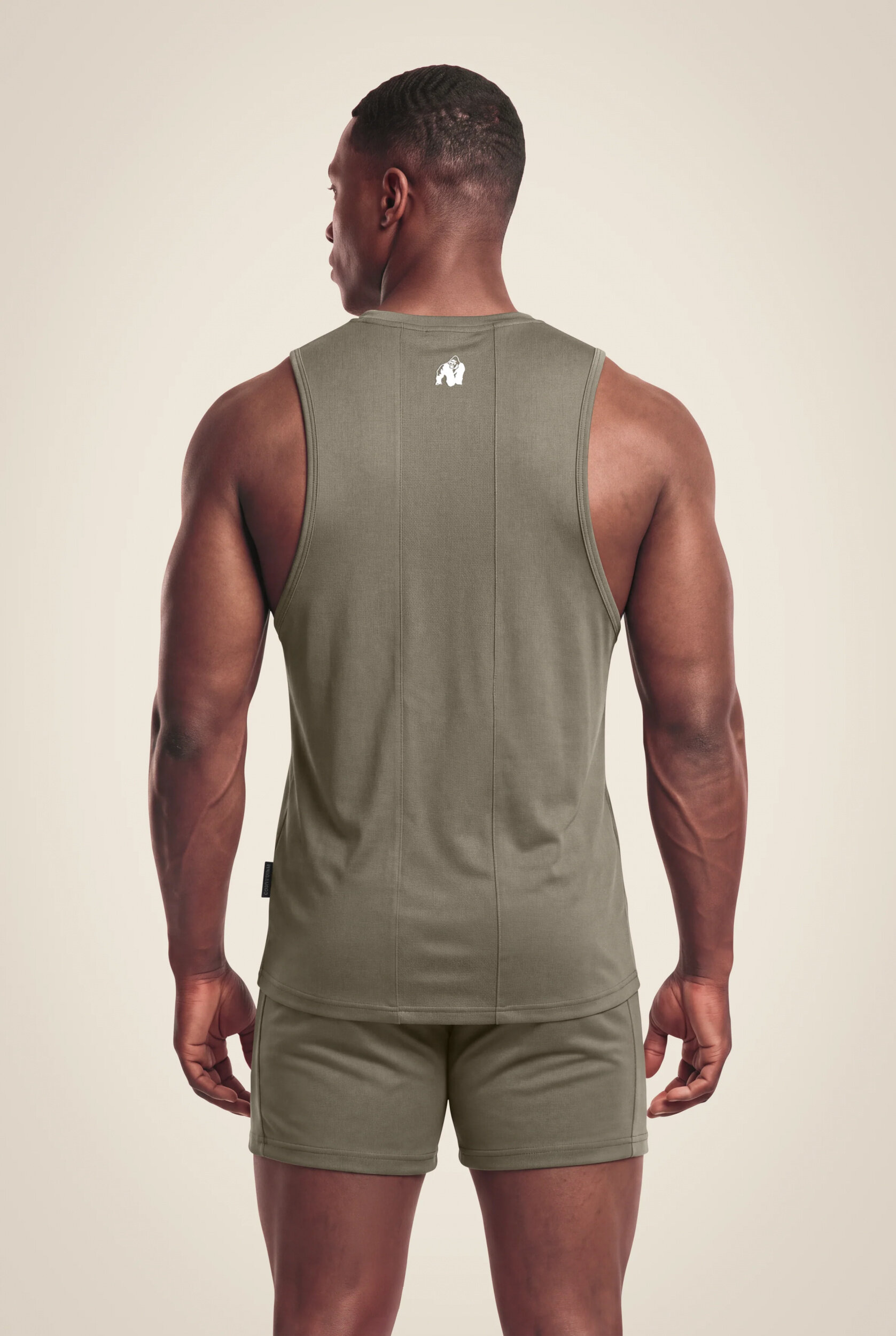 Débardeur Broxton Gorilla Wear homme - Vert kaki 2