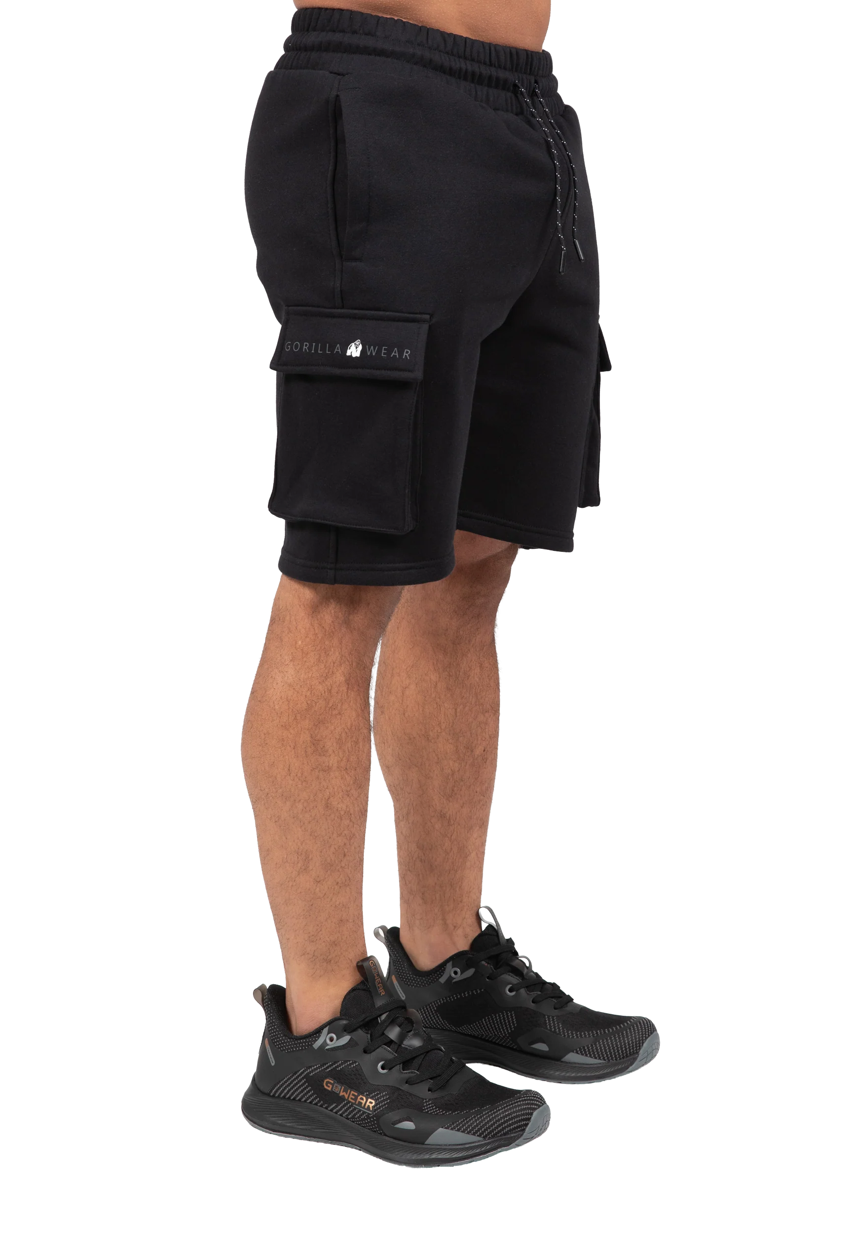 Short cargo Hudson Gorilla Wear homme - Noir 2