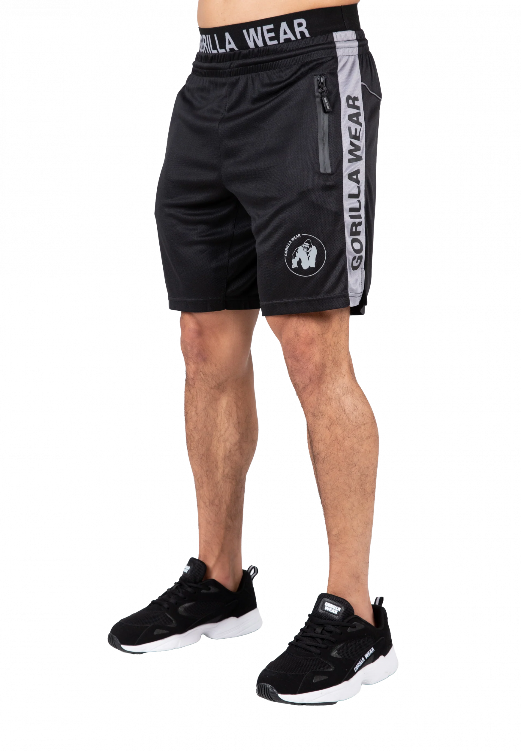 Short Atlanta Gorilla Wear homme - Noir/Gris