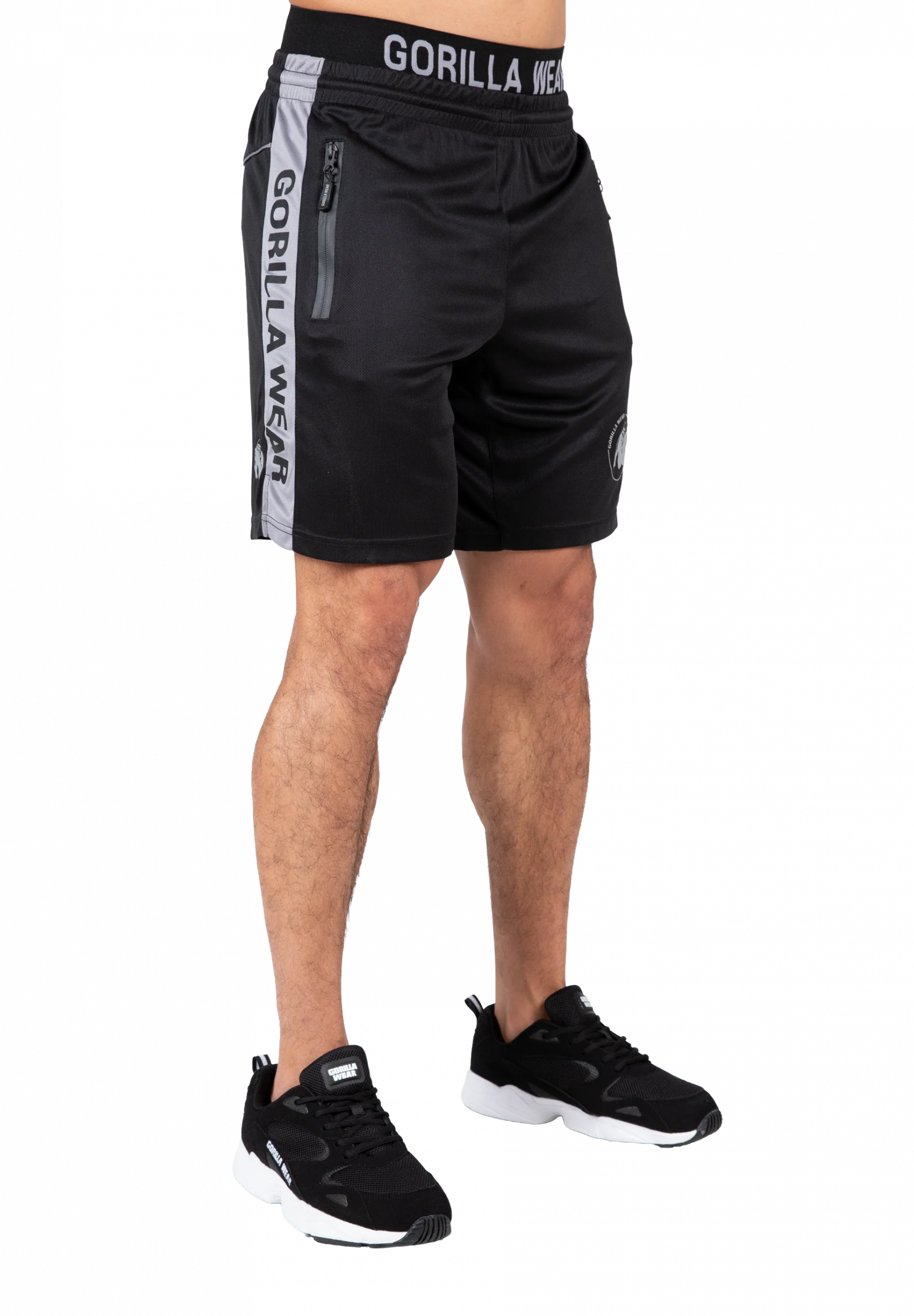 Short Atlanta Gorilla Wear homme - Noir/Gris 2