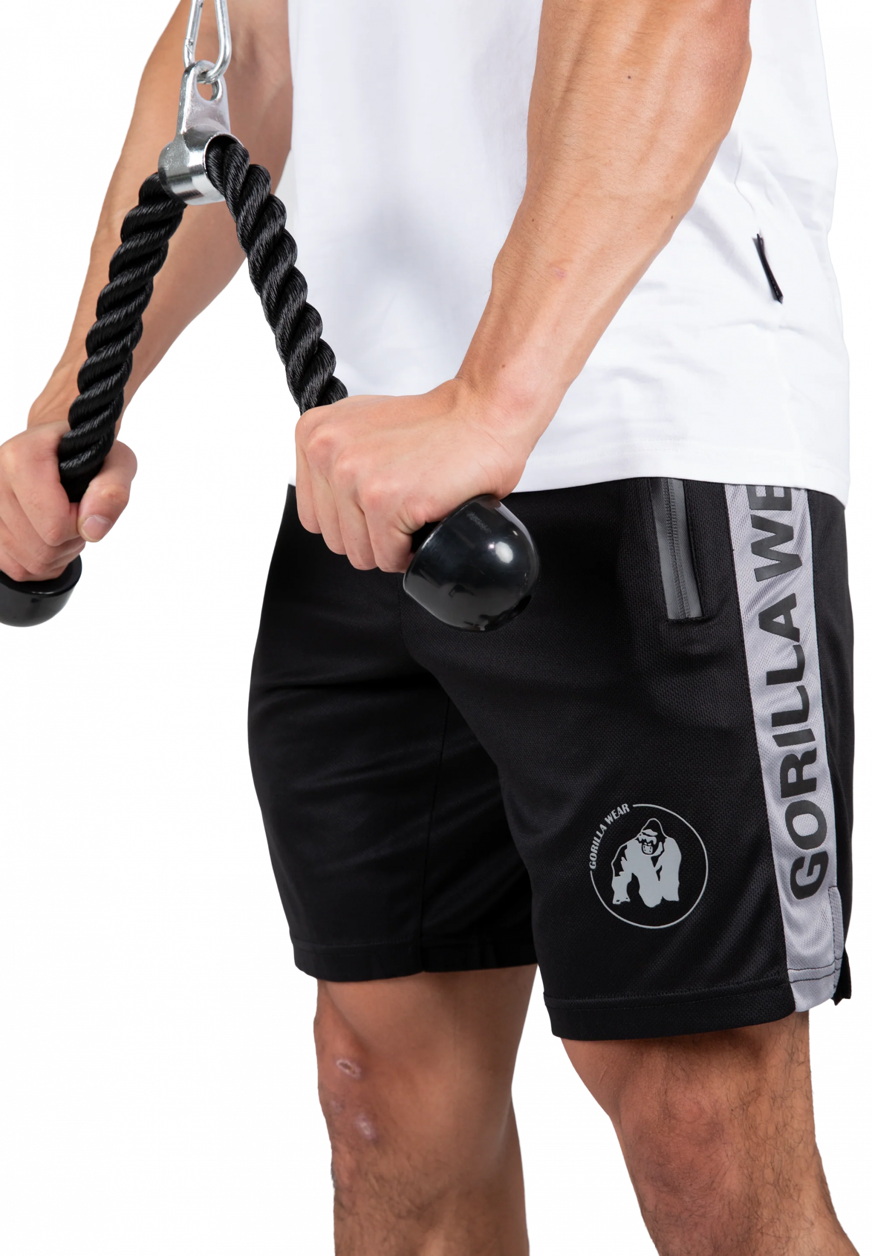 Short Atlanta Gorilla Wear homme - Noir/Gris 4