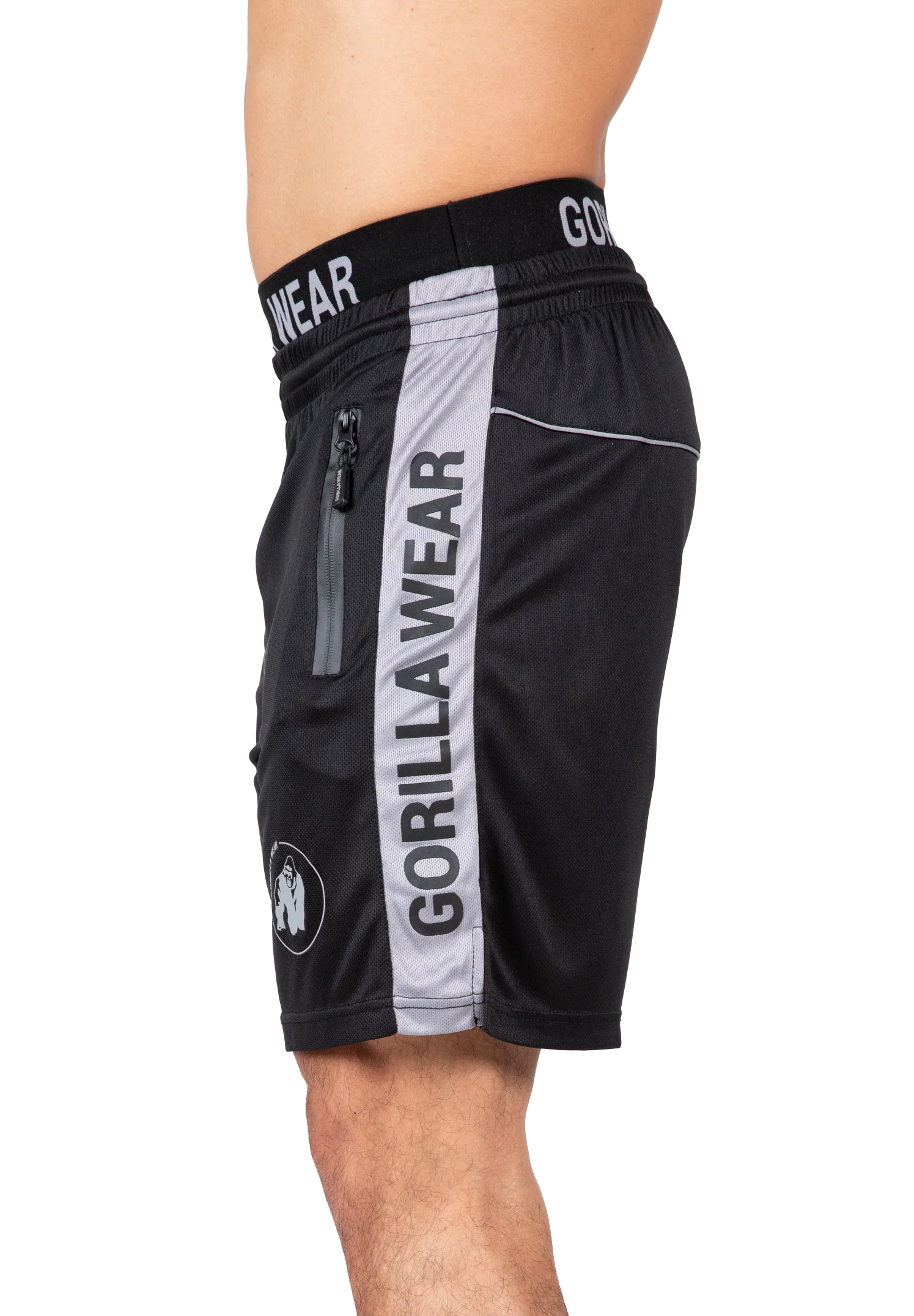 Short Atlanta Gorilla Wear homme - Noir/Gris 5