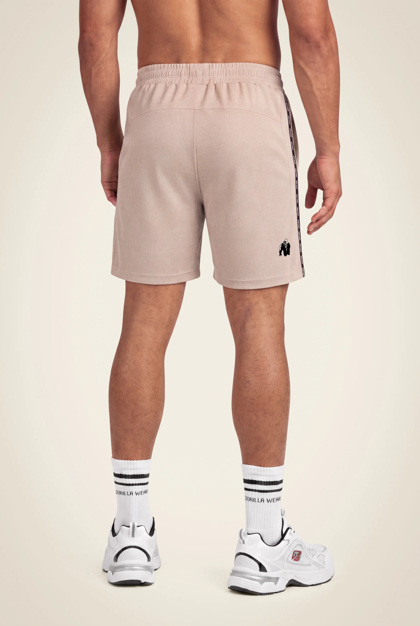 Short Harvey Track Gorilla Wear homme - Beige 2