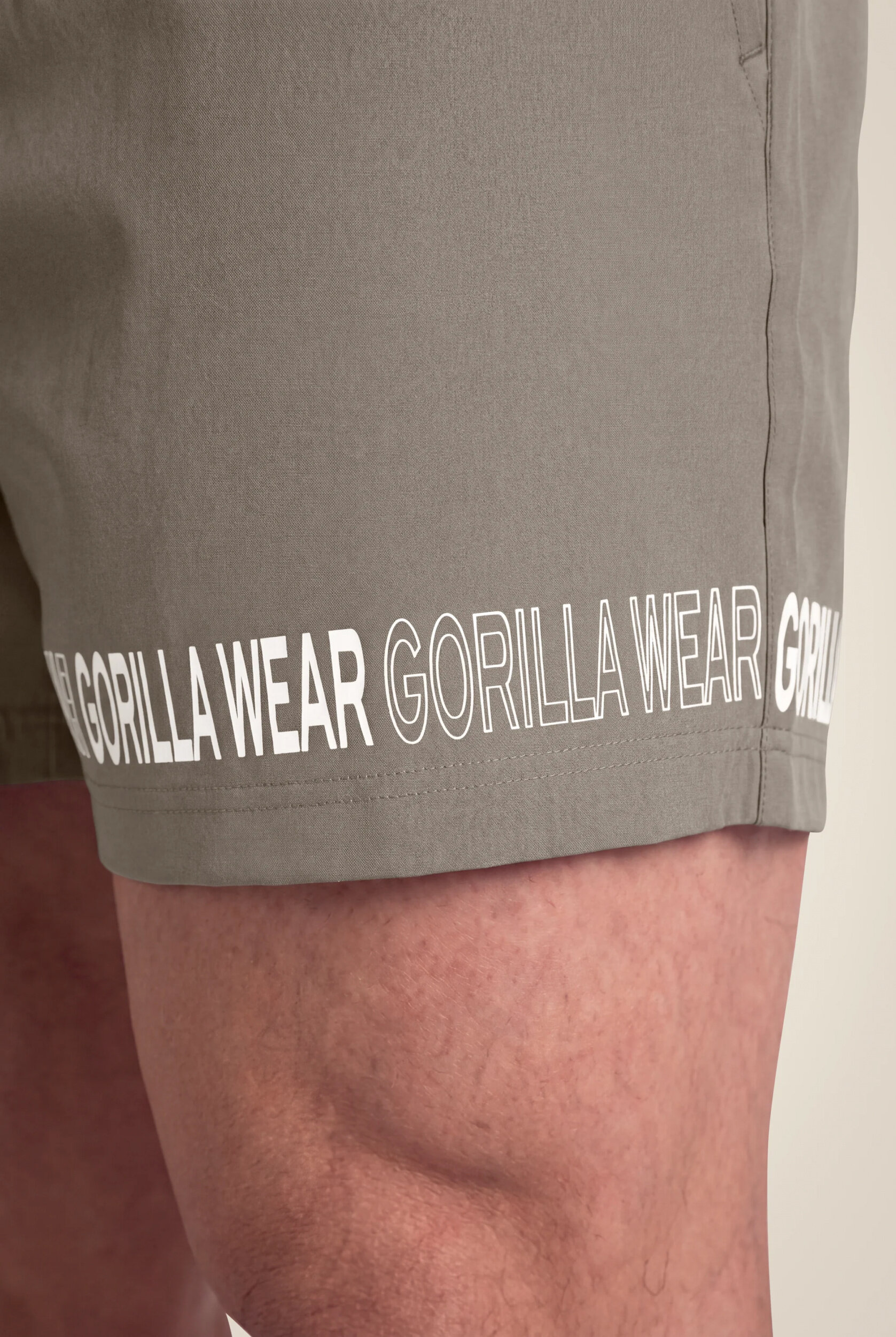 Short de bain Otis Gorilla Wear homme - Vert kaki 5