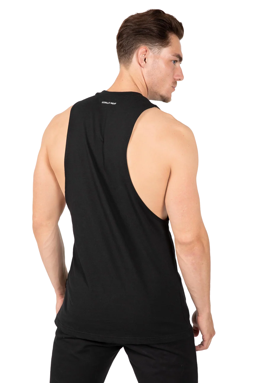Débardeur Cisco Drop Armhole Gorilla Wear homme - Noir/Blanc, vue 2
