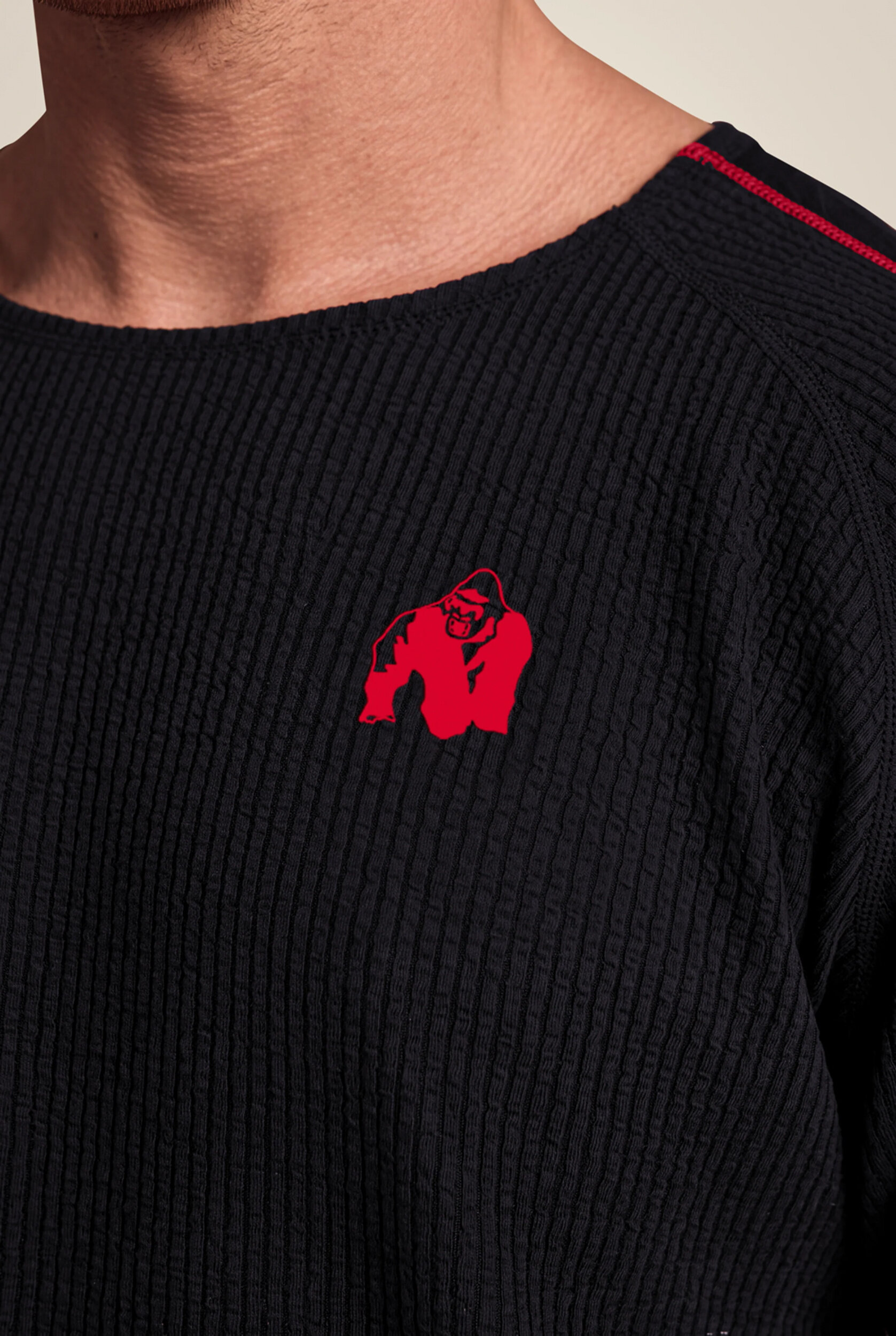 Haut de musculation Old School Buffalo Gorilla Wear - Noir/Rouge 5