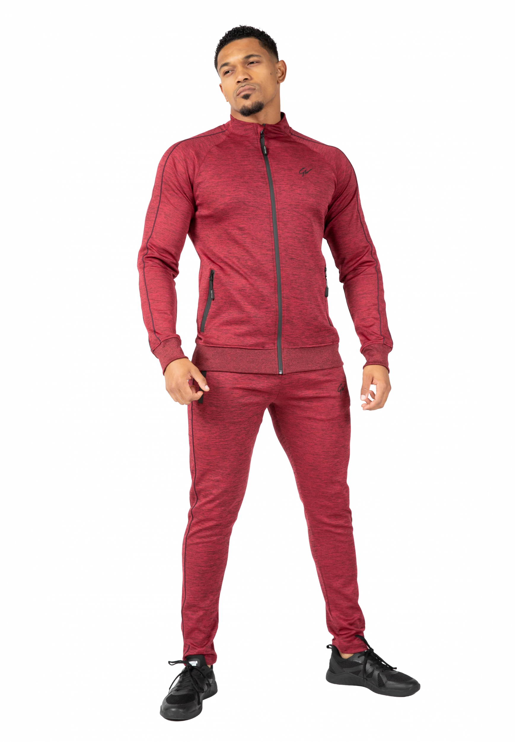 Pantalon Wenden Track Gorilla Wear homme - Bordeaux 3