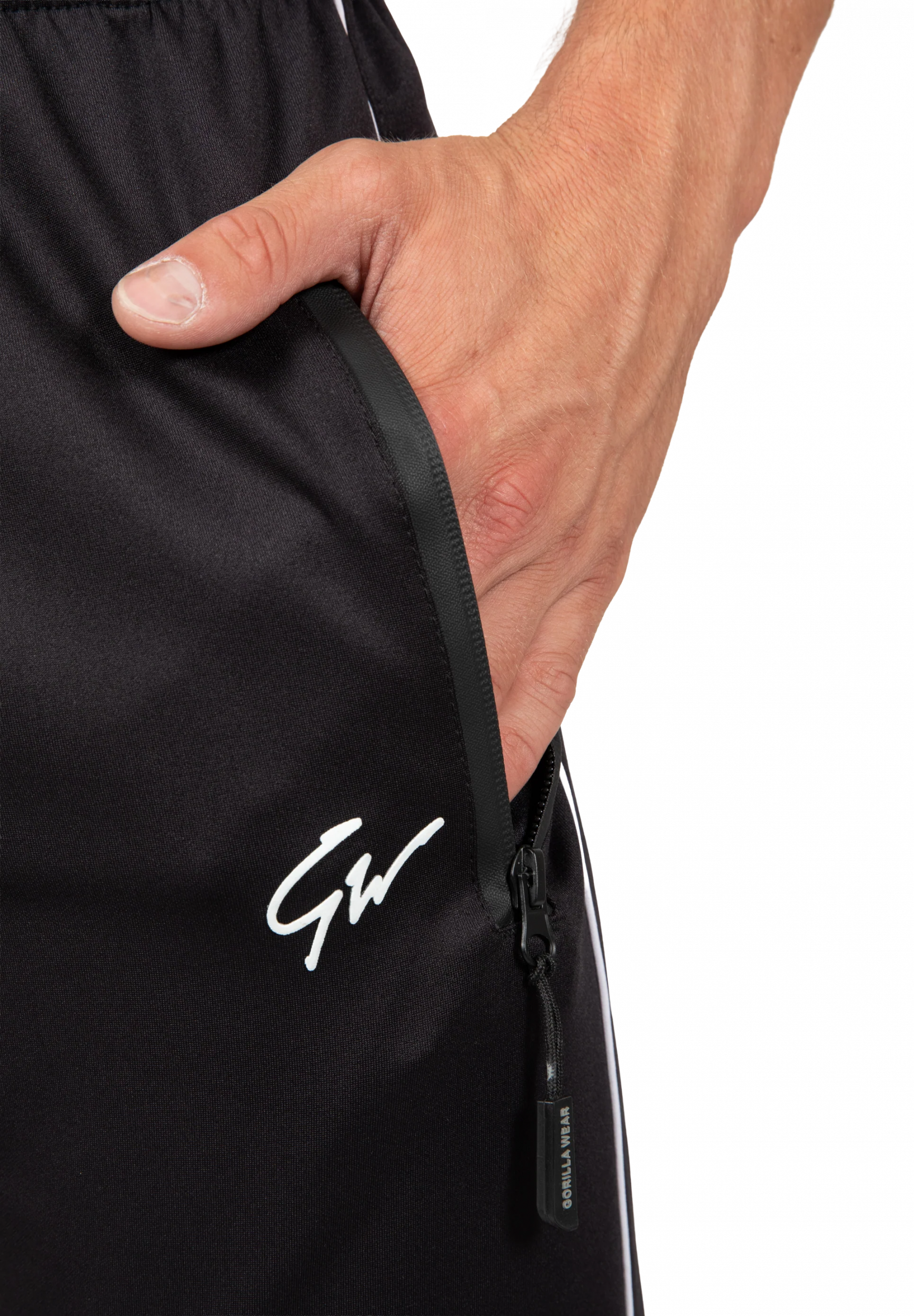 Pantalon Wenden Track Gorilla Wear homme - Noir/Blanc 4