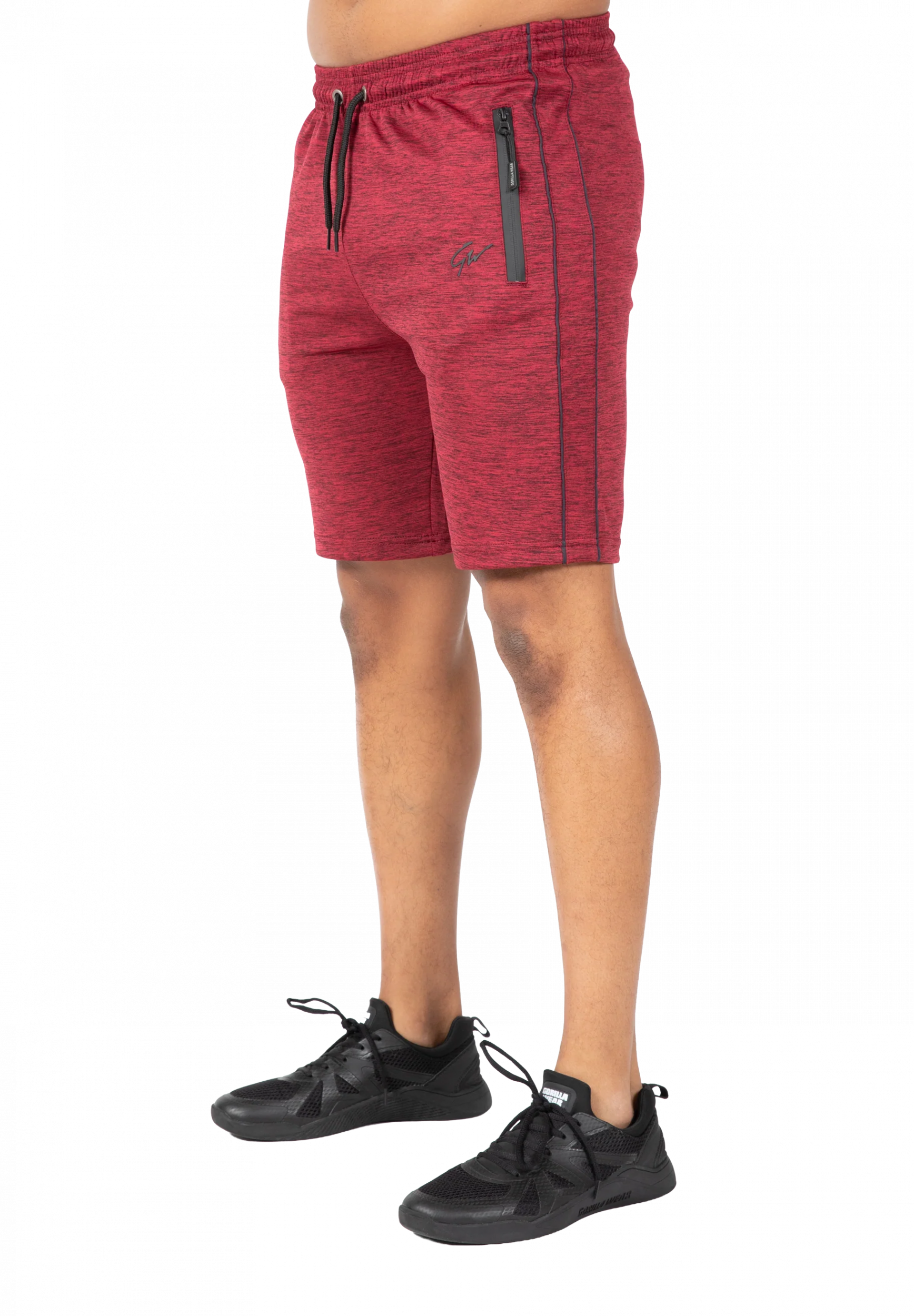 Short Wenden Track Gorilla Wear homme - Bordeaux
