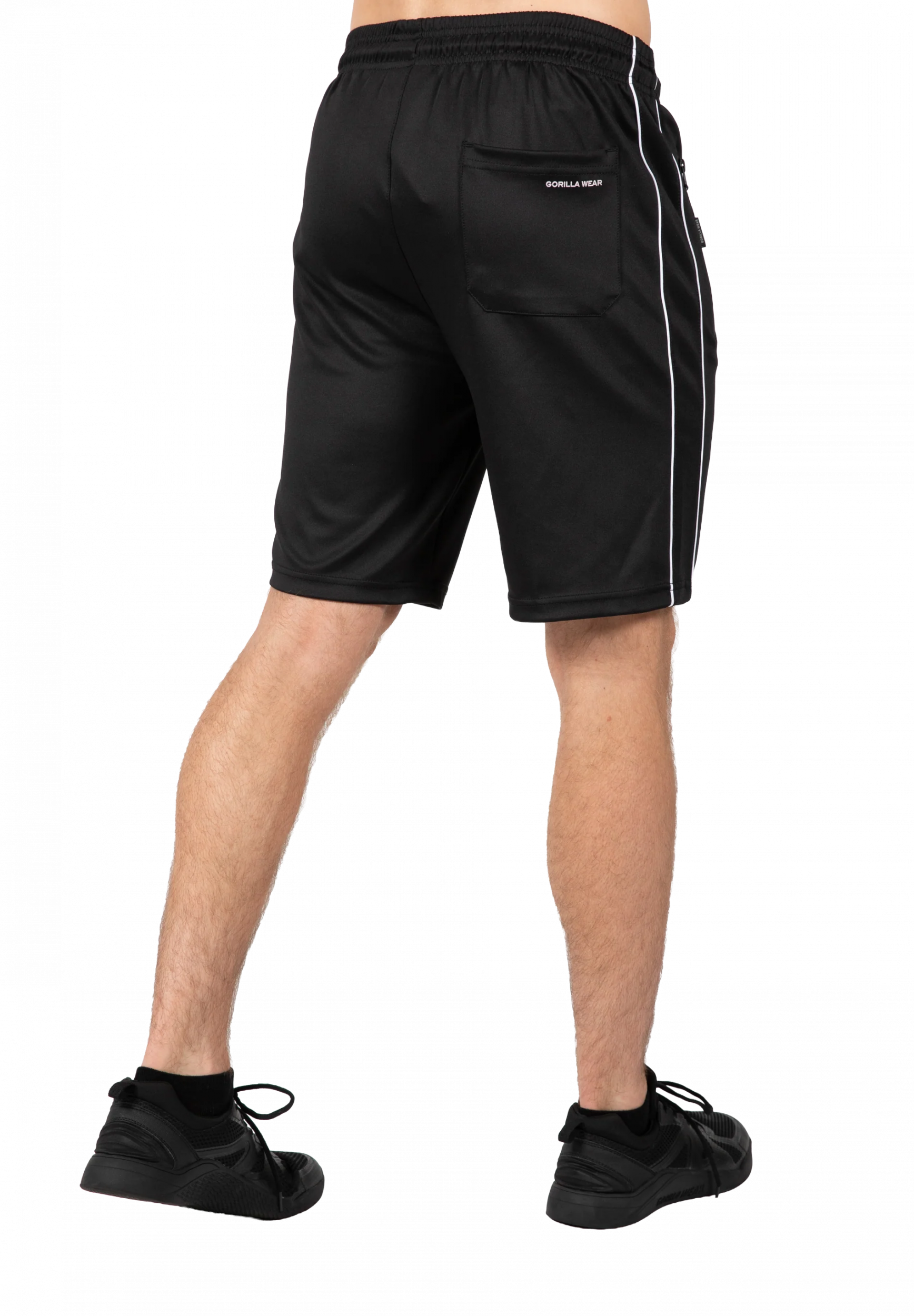 Short Wenden Track Gorilla Wear homme - Noir/Blanc 2
