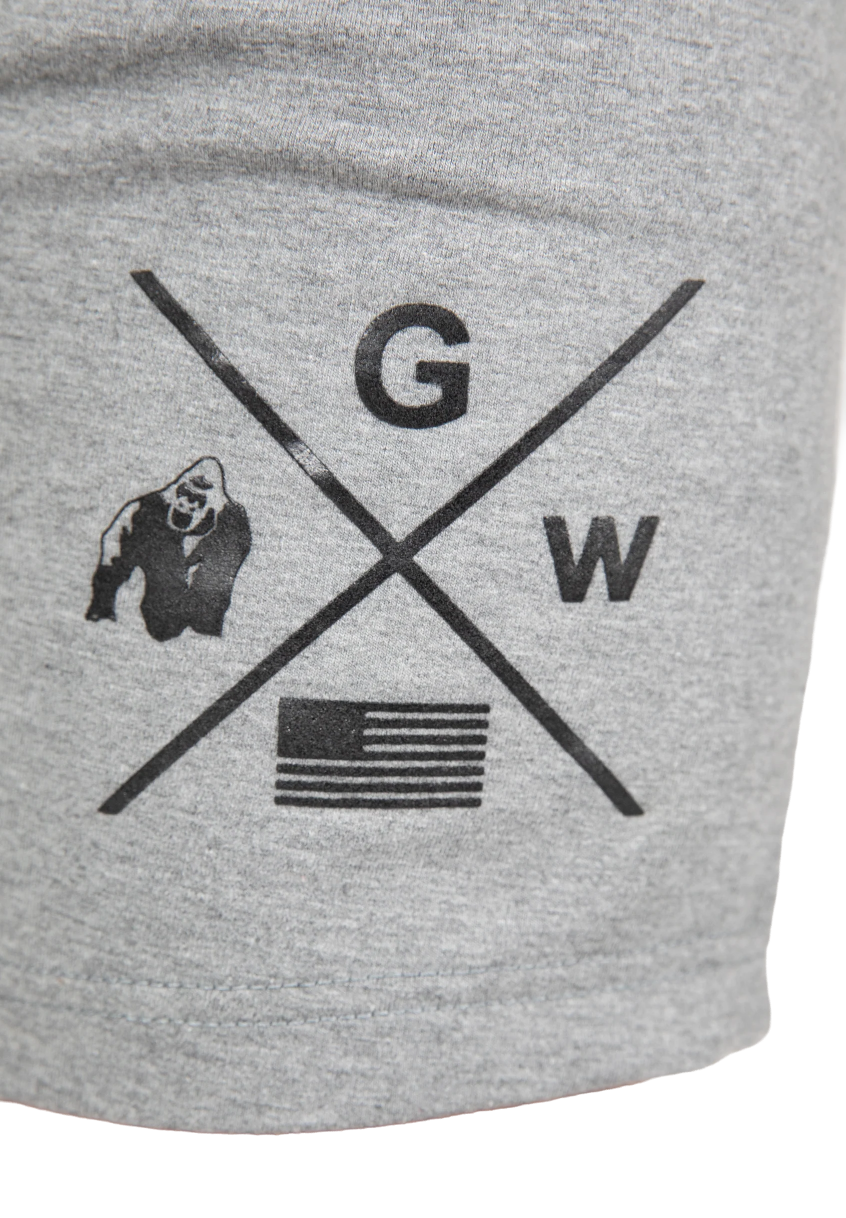 Short Cisco Gorilla Wear homme - Gris/Noir 4