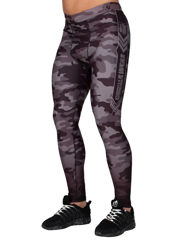 Collant de compression Franklin Gorilla Wear homme - Noir/Gris