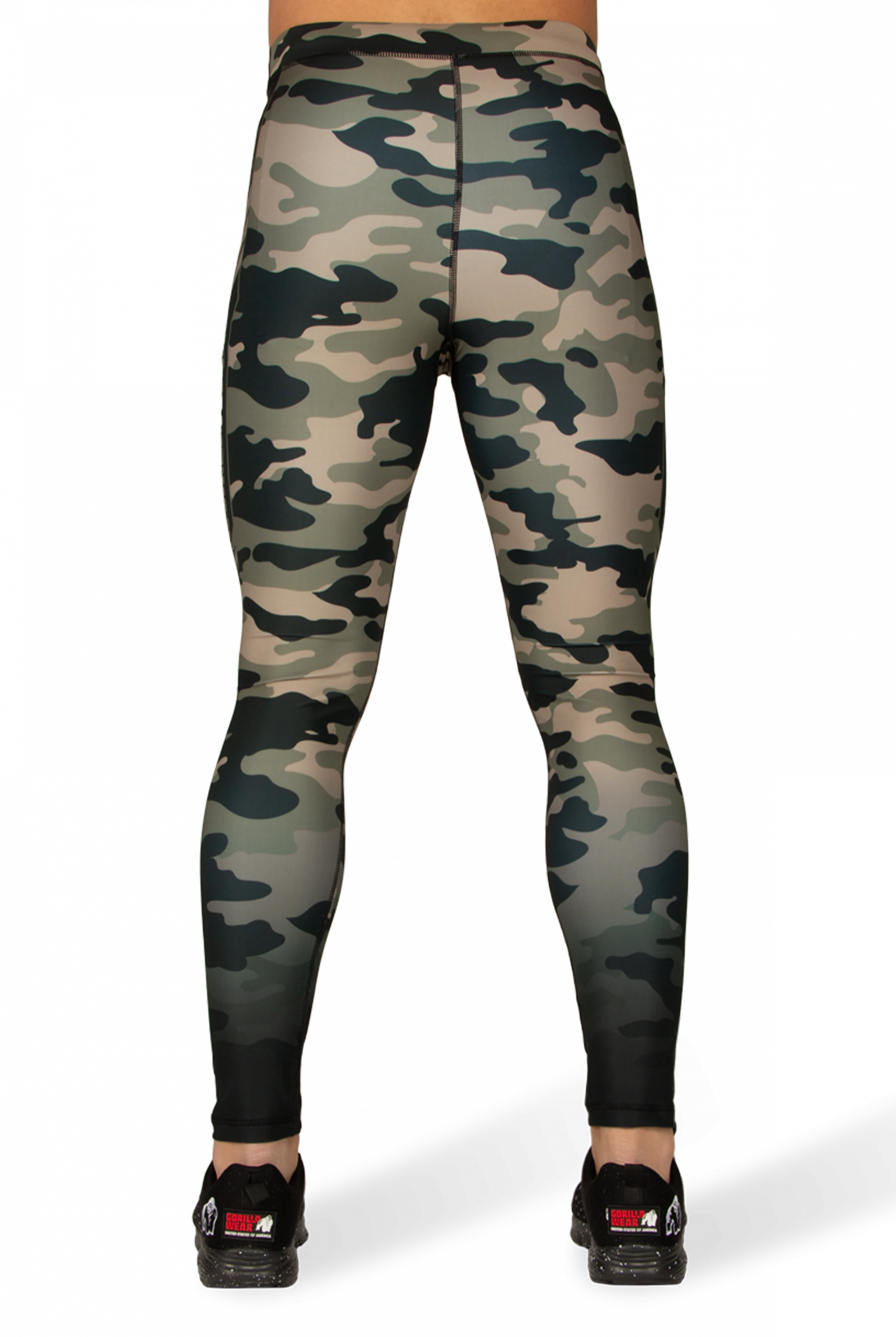 Collant de compression Franklin Gorilla Wear homme - Vert kaki 2
