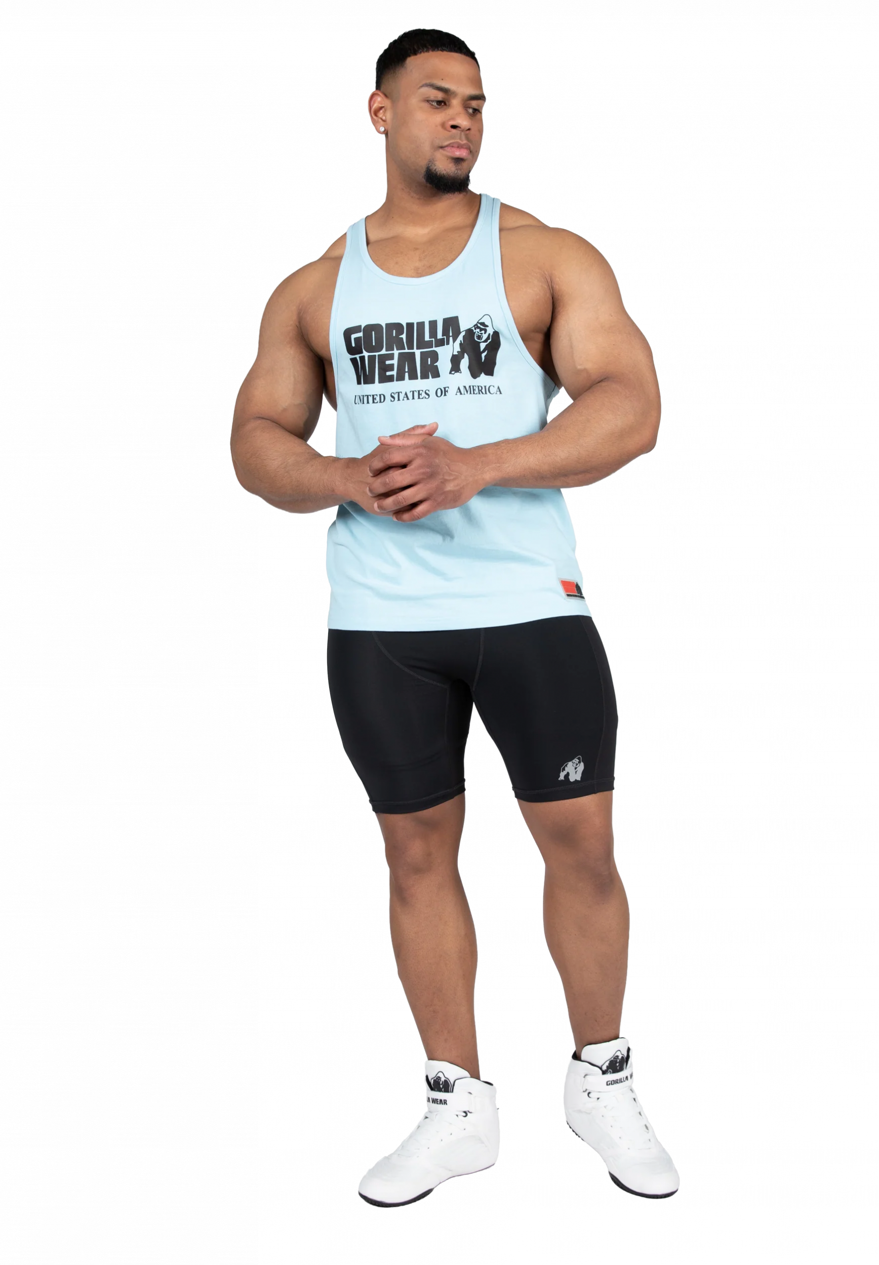 Short de compression Philadelphia Gorilla Wear homme - Noir 3