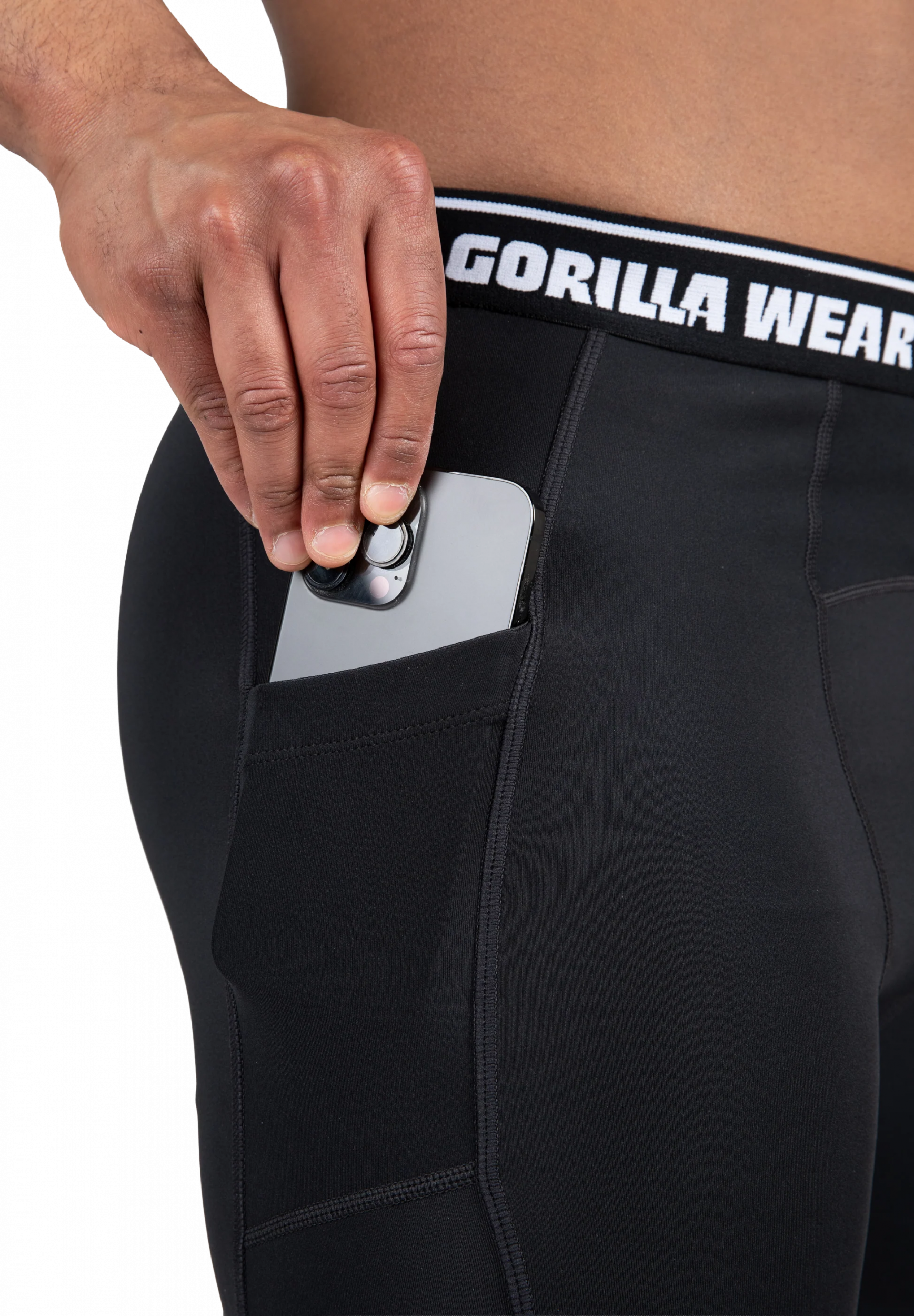 Short de compression Philadelphia Gorilla Wear homme - Noir 5