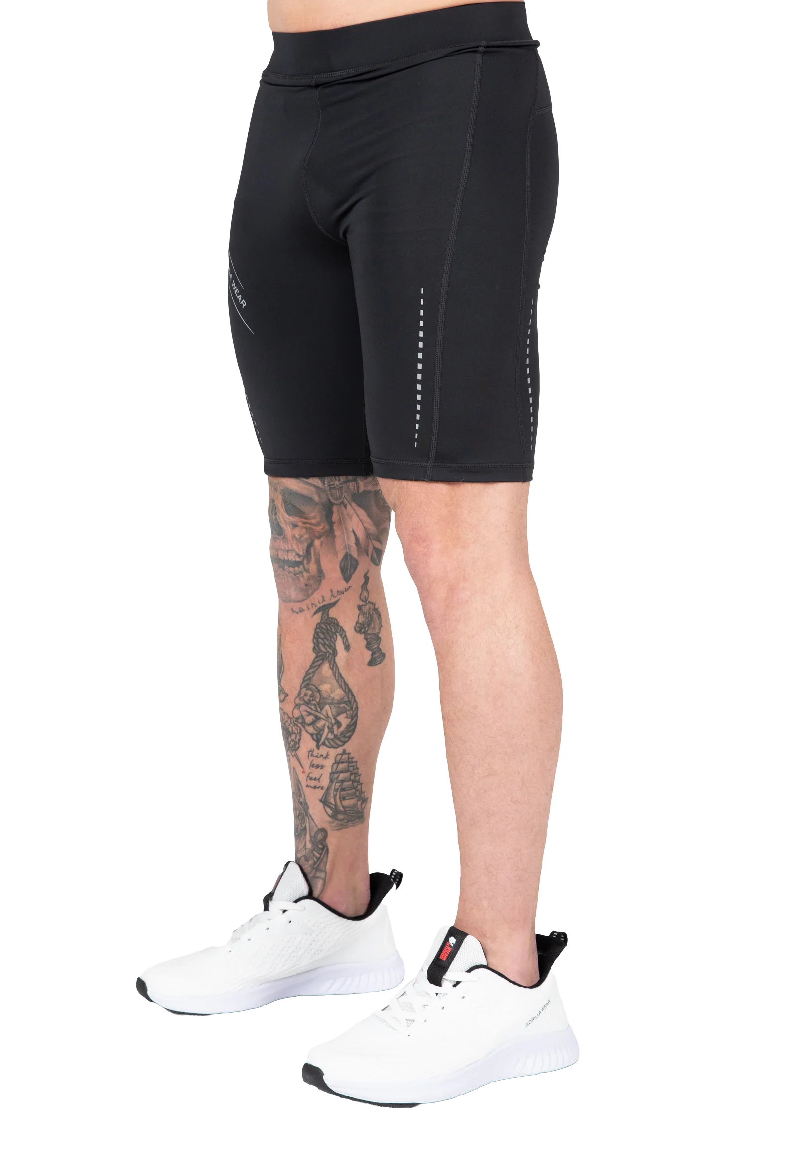 Short de compression Cooper Gorilla Wear homme - Noir