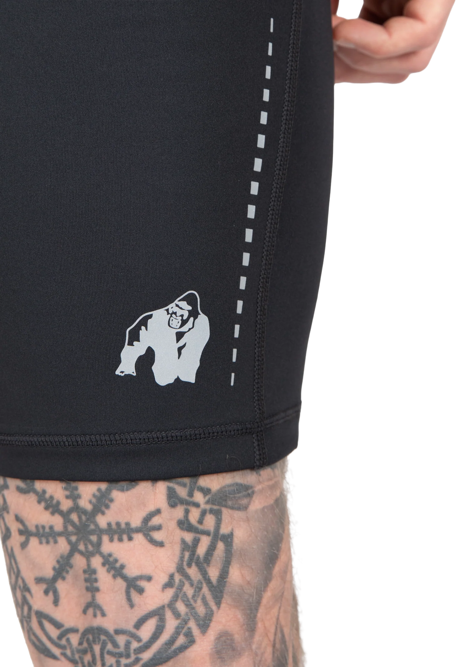 Short de compression Cooper Gorilla Wear homme - Noir 3