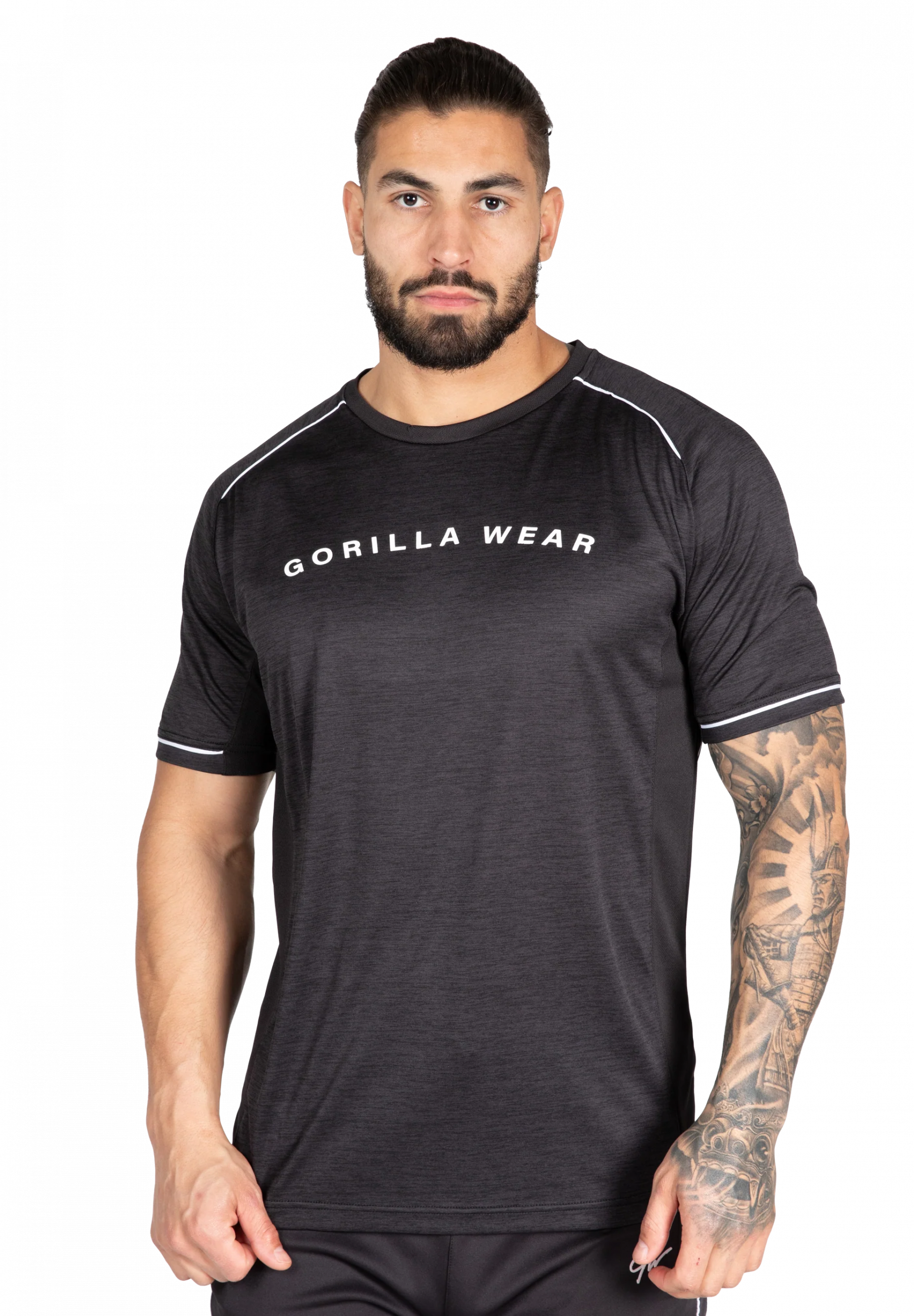 T-shirt Fremont Gorilla Wear homme - Noir/Blanc