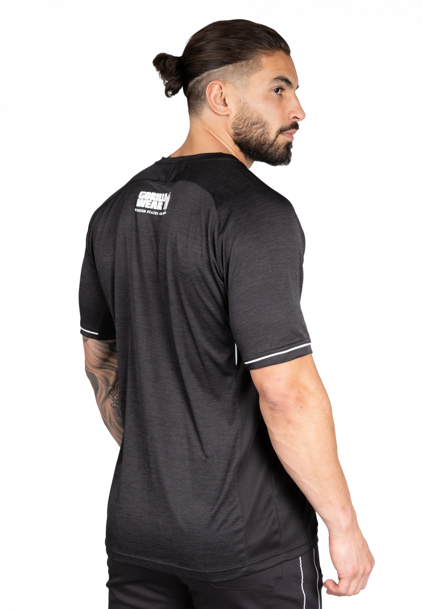 T-shirt Fremont Gorilla Wear homme - Noir/Blanc 2