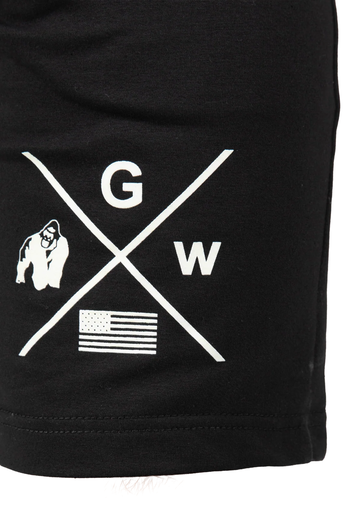 Short Cisco Gorilla Wear homme - Noir/Blanc 4