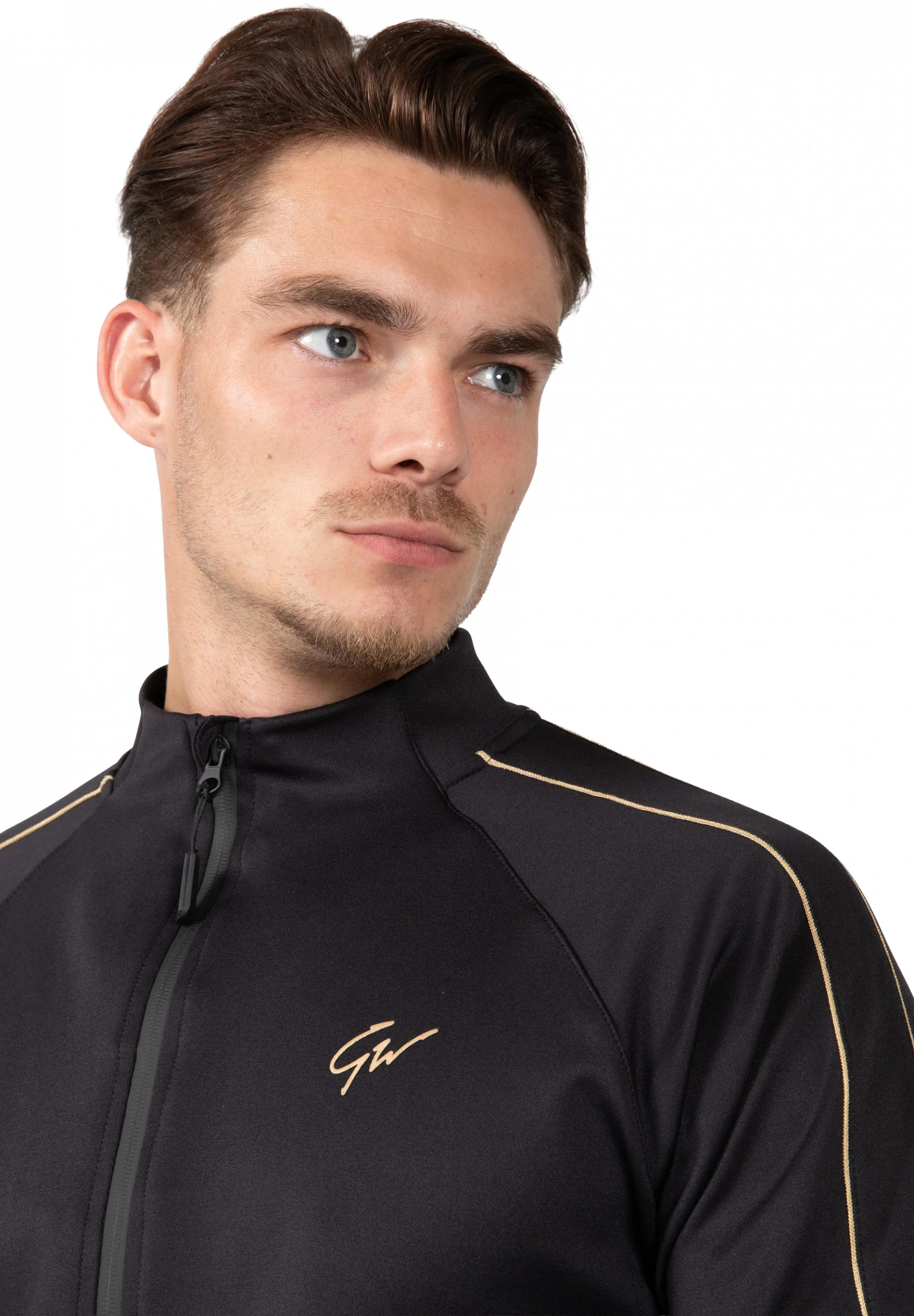 Veste de training Wenden Gorilla Wear homme - Noir/Or 4