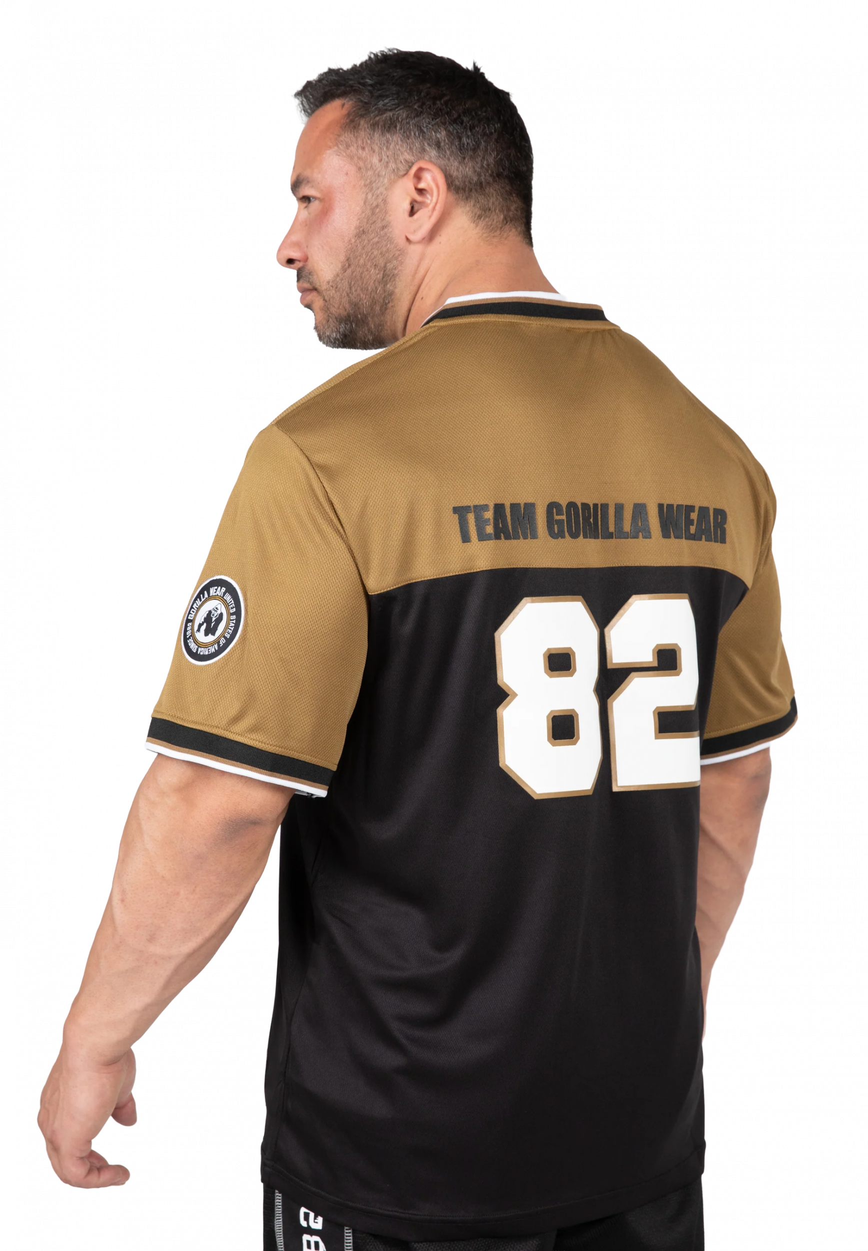 Maillot Trenton Gorilla Wear homme - Noir/Or 2