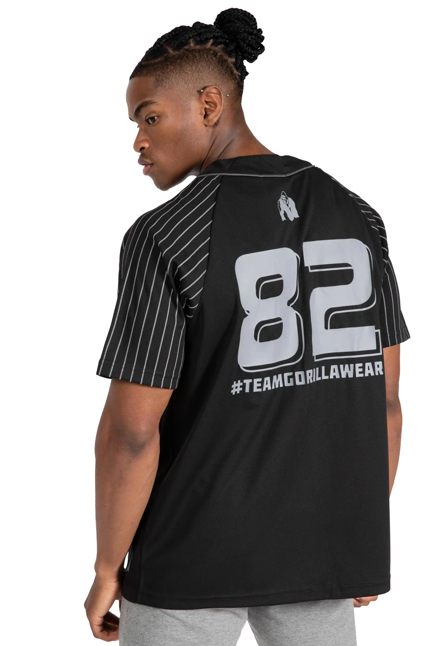 Maillot Baseball 82 Gorilla Wear homme - Noir 2