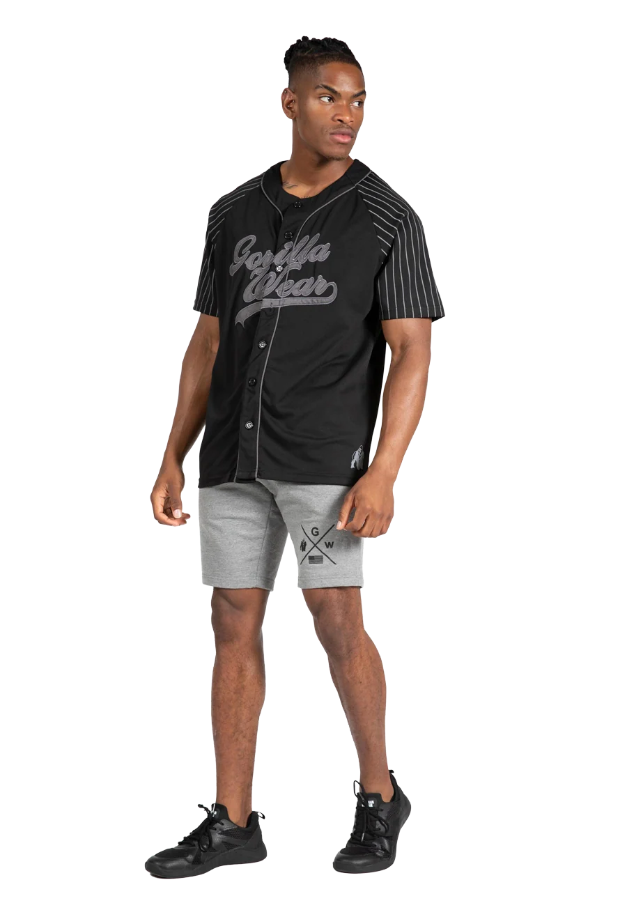 Maillot Baseball 82 Gorilla Wear homme - Noir 3