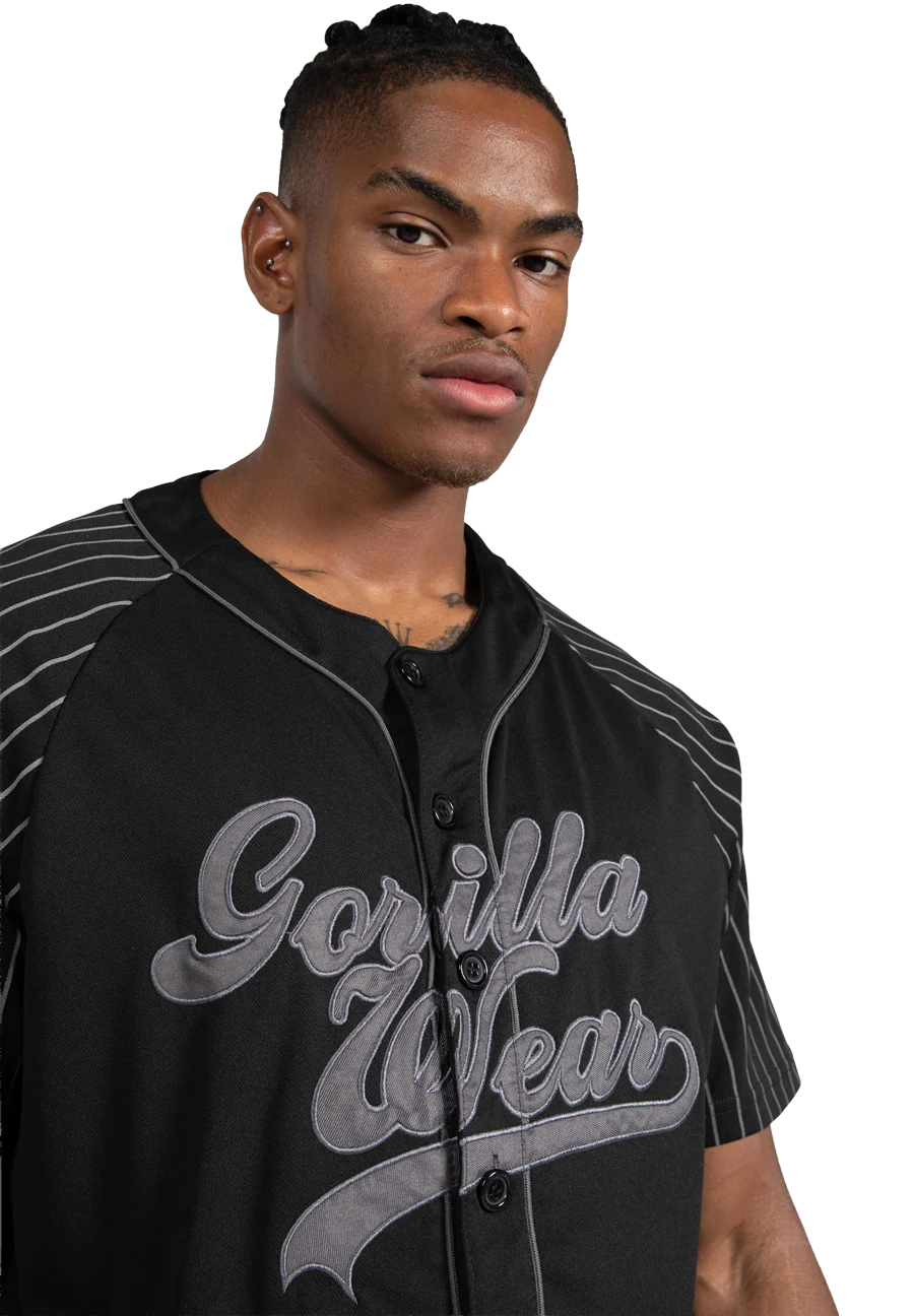 Maillot Baseball 82 Gorilla Wear homme - Noir 4